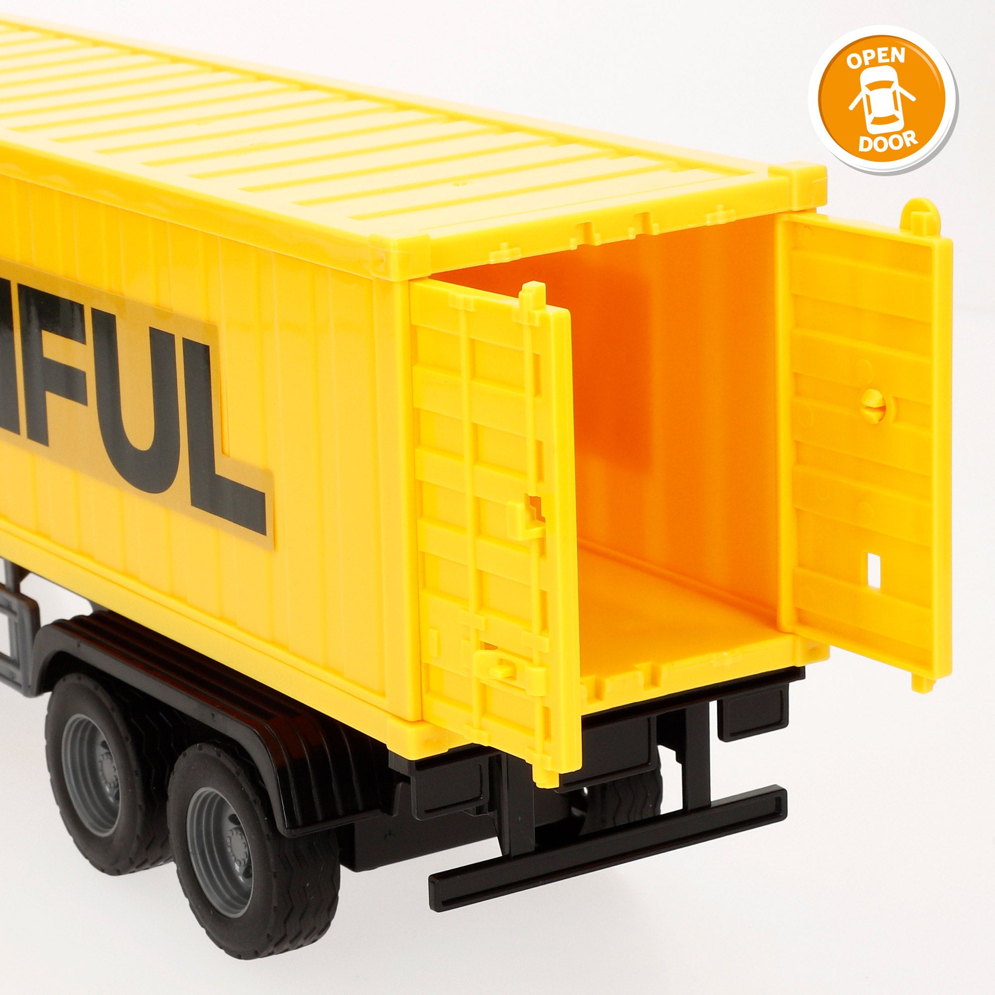 Camión contenedor fricción con luz y sonido Speed & Go