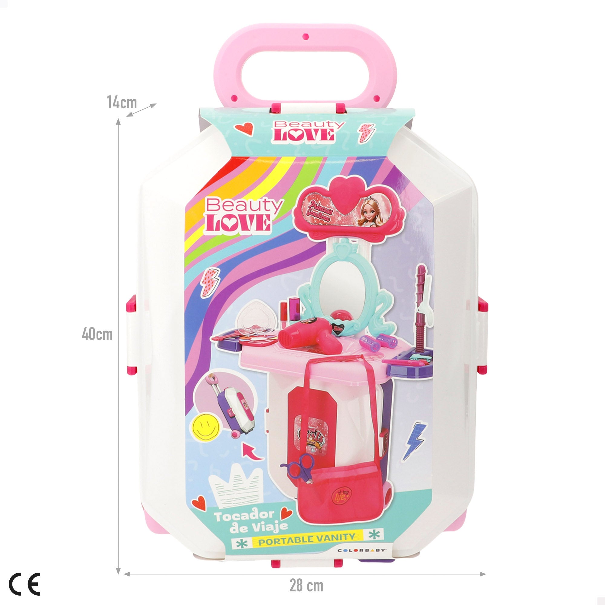 Trolley viaje tocador juguete con accesorios My Home