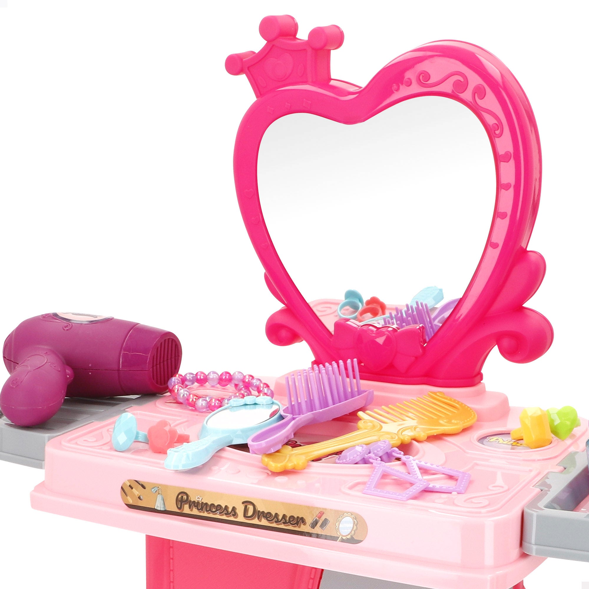 Maletín tocador juguete 3 en 1 con accesorios My Home