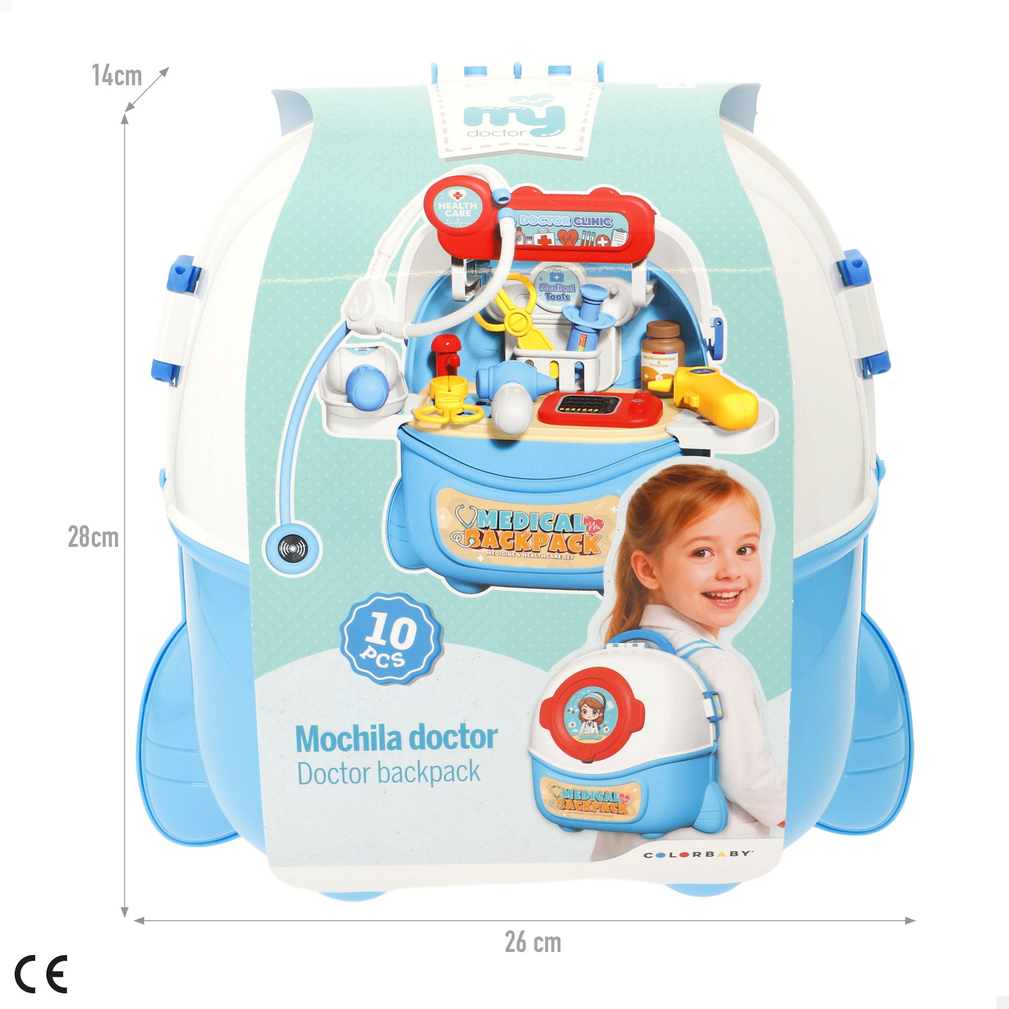 Mochila maletín doctor con accesorios My Home