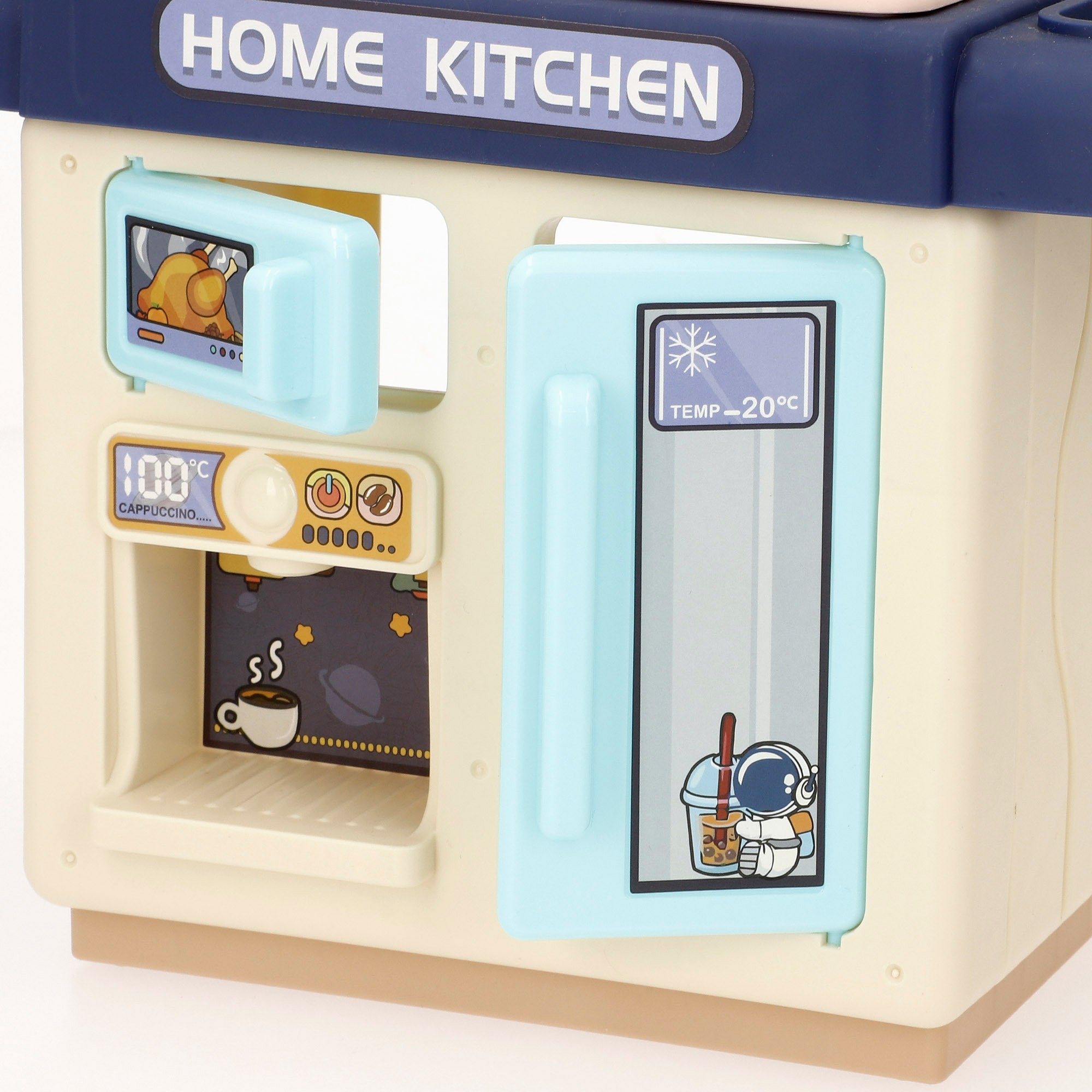 Cocina miniatura con alimentos luz y sonido My Home