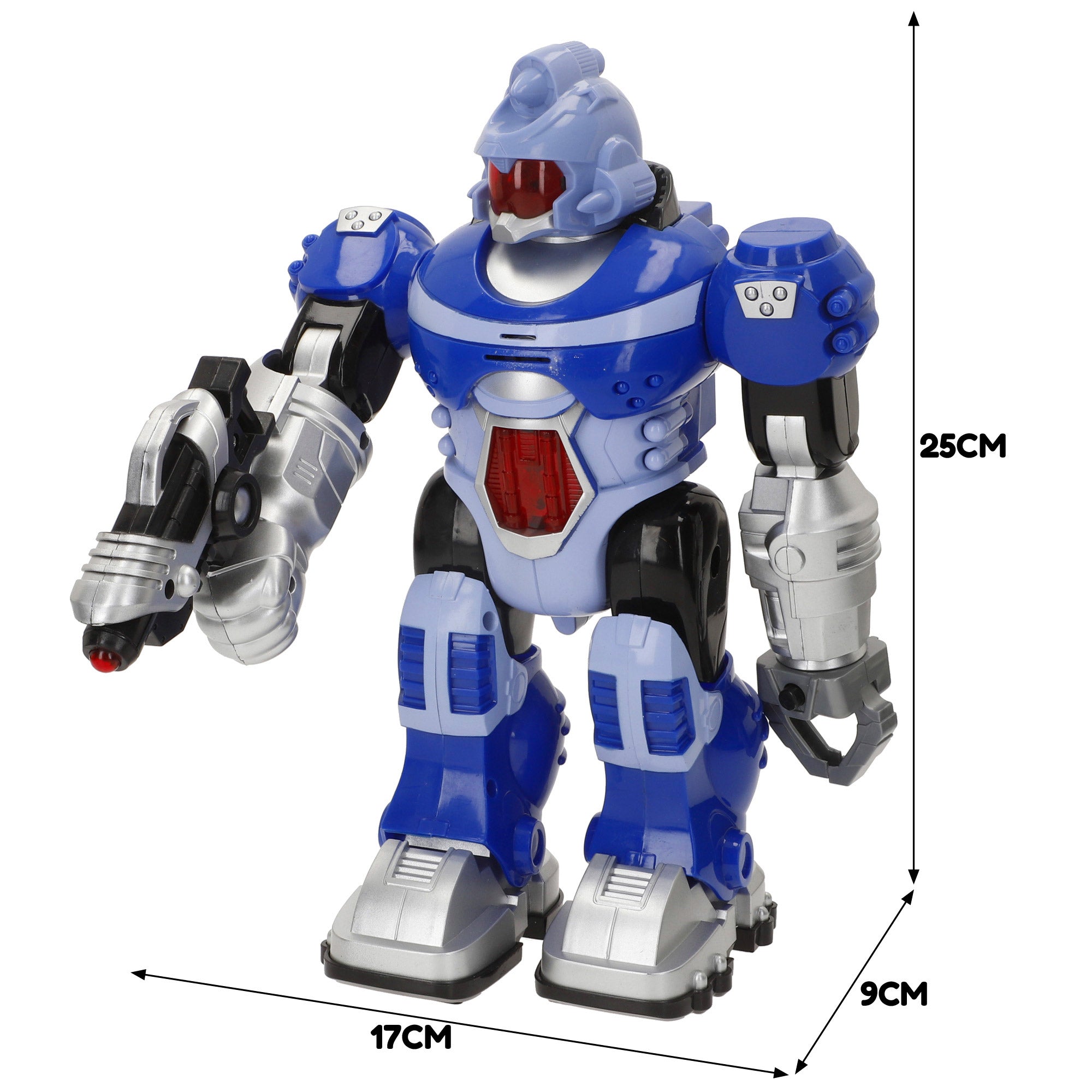 Robot de juguete con luz y sonido Warriors