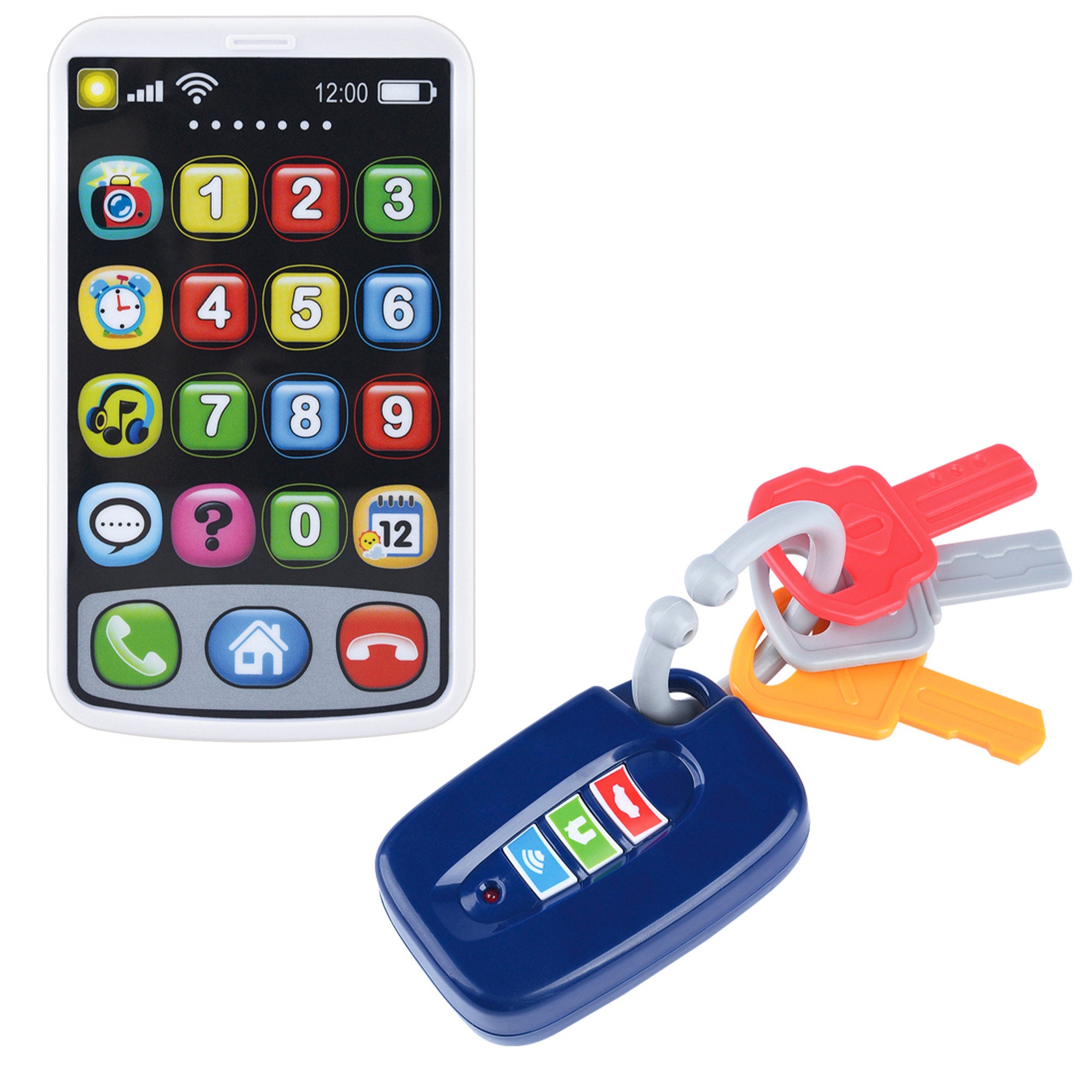 PLAY Set de teléfono y llaves interactivas para bebé