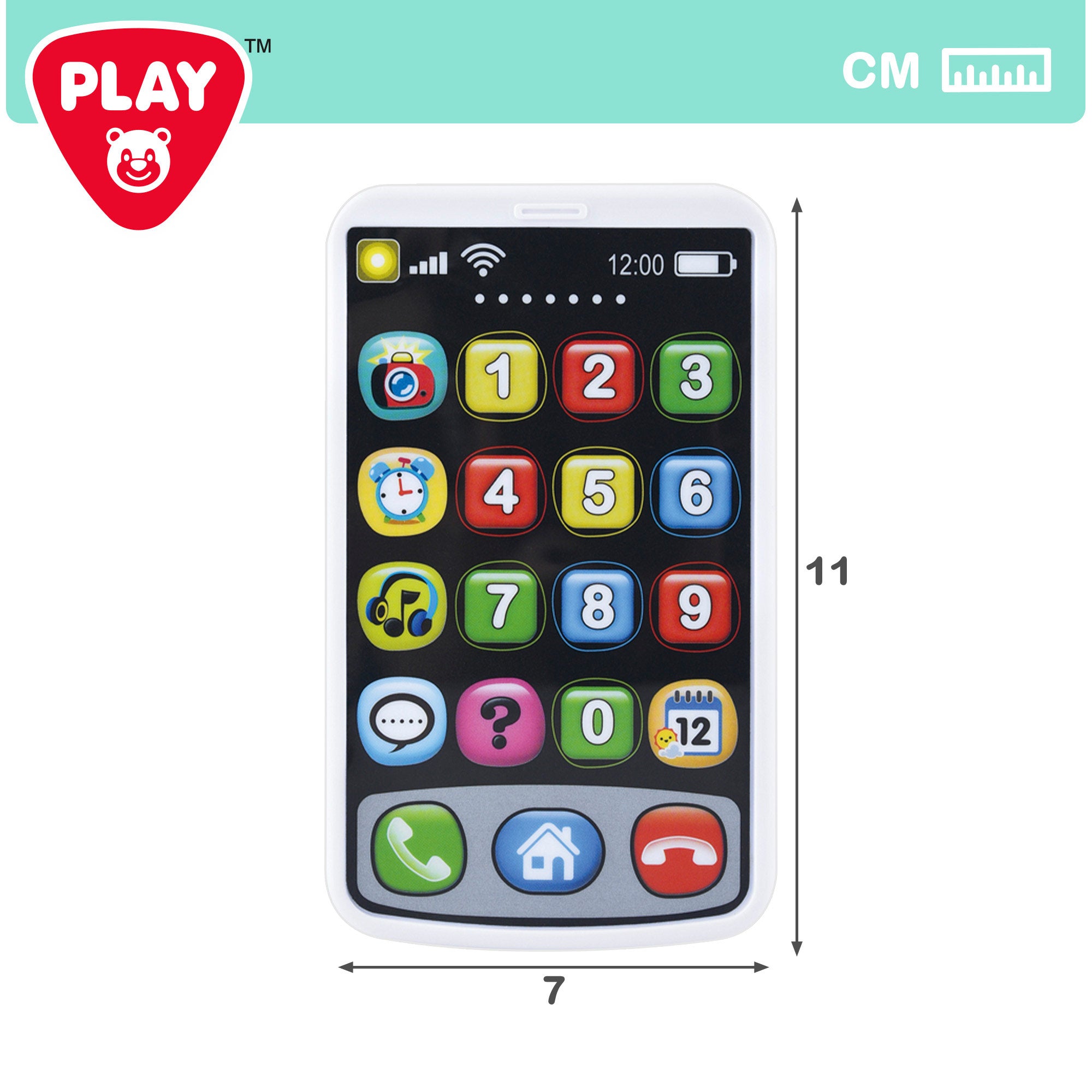 PLAY Set de teléfono y llaves interactivas para bebé