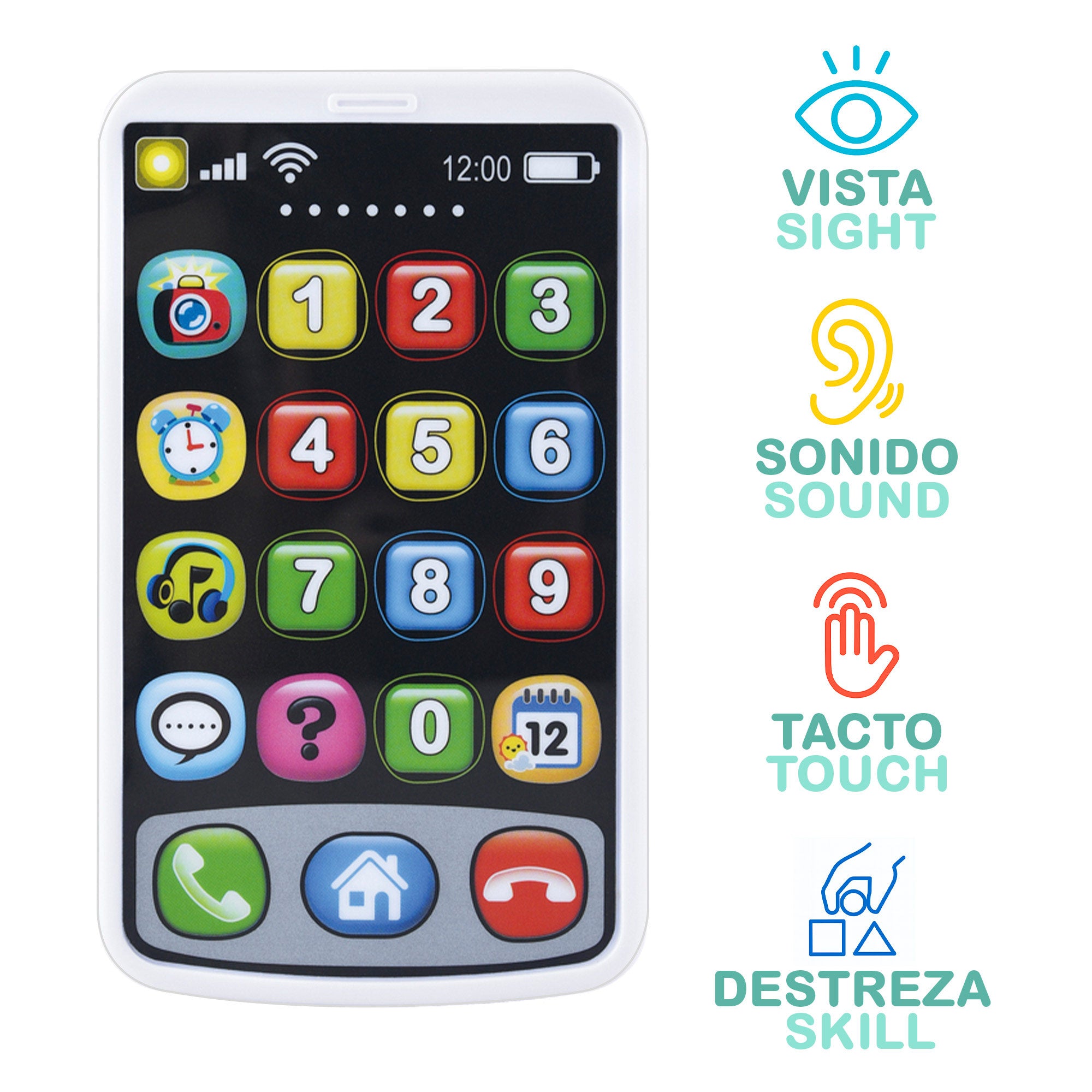 PLAY Set de teléfono y llaves interactivas para bebé