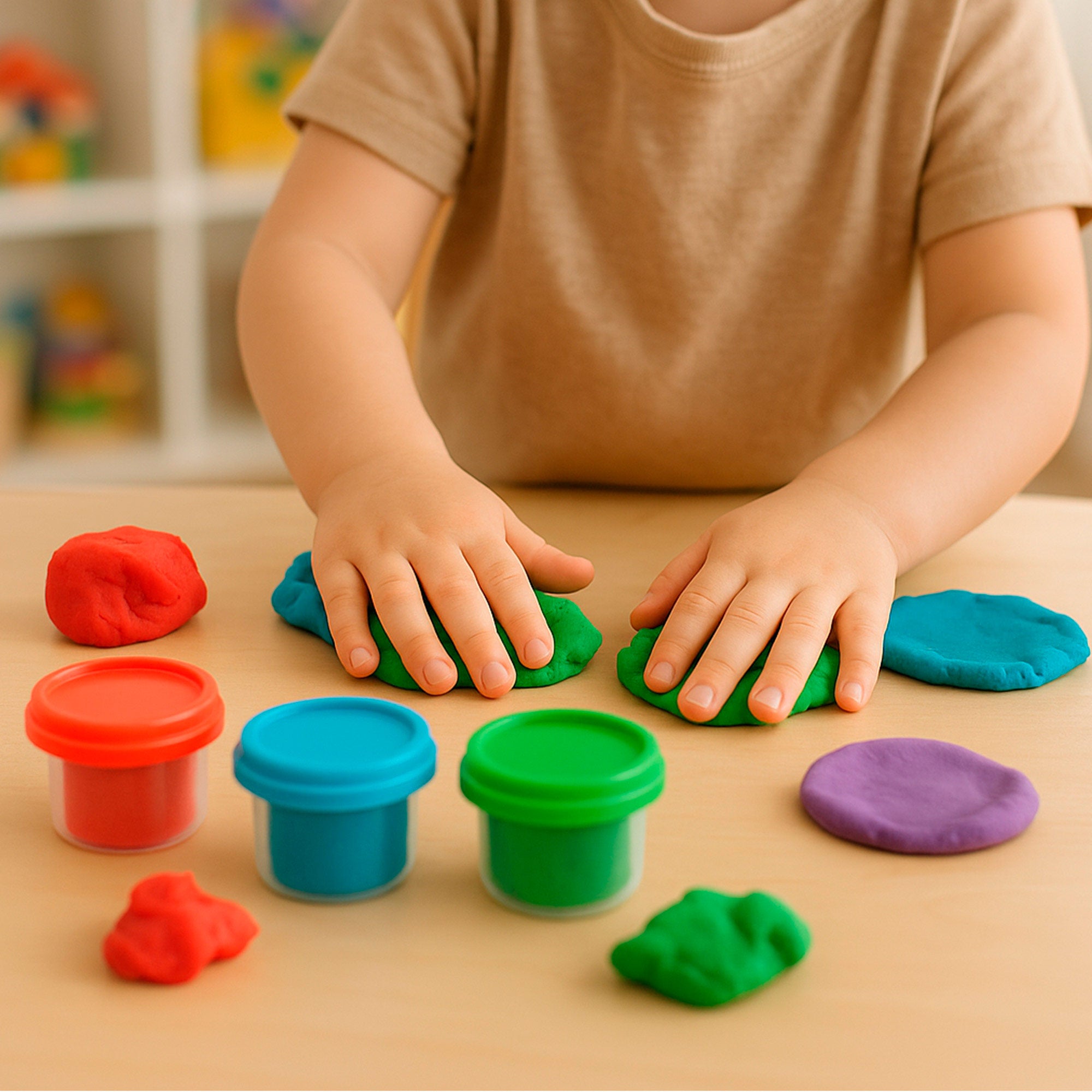 PLAY Juego de plastilina aventura espacial con moldes y accesorios