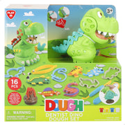PLAY Juego de plastilina dinosaurio dentista con moldes y accesorios