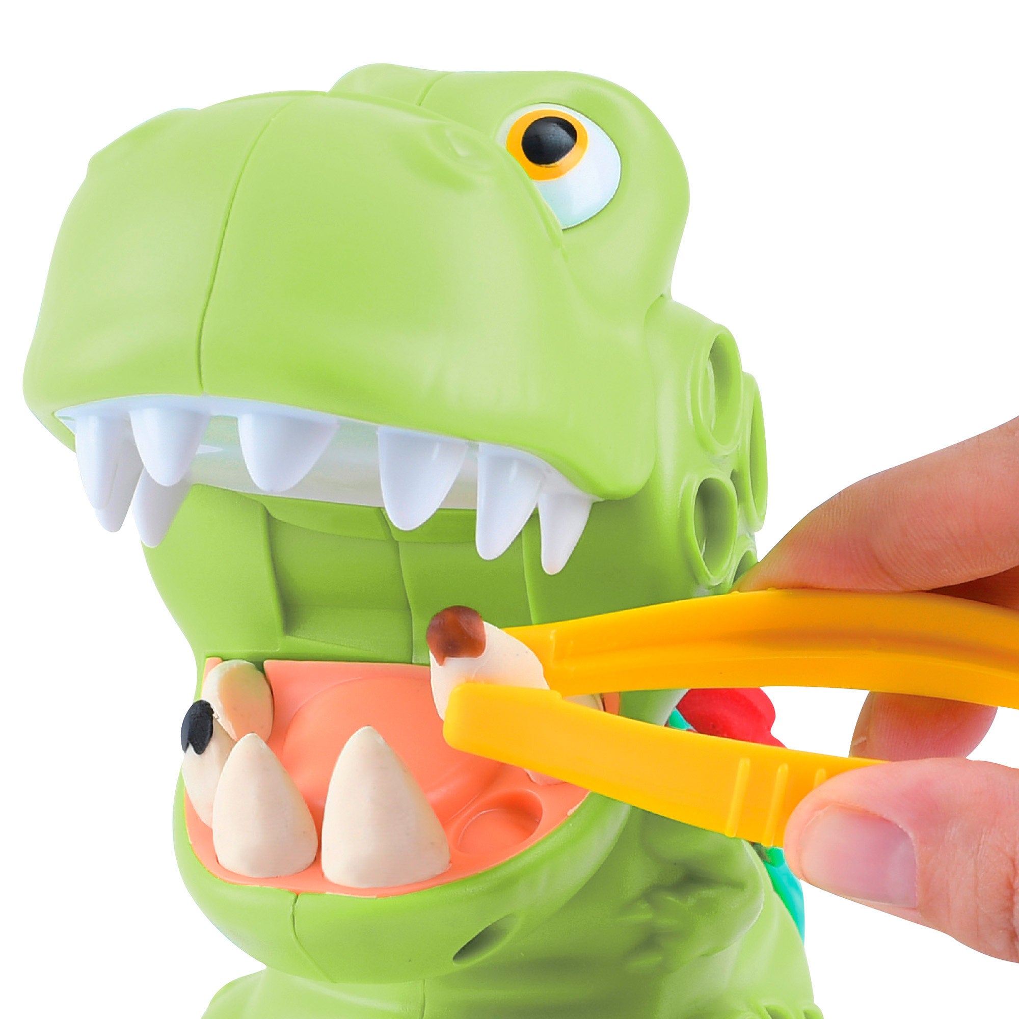PLAY Juego de plastilina dinosaurio dentista con moldes y accesorios
