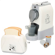 PLAY Set Tostadora y cafetera de juguete con luz y sonido