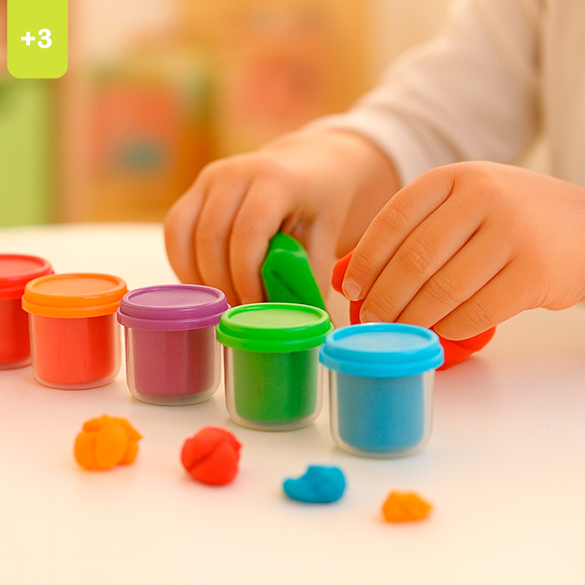 PLAY Juego de plastilina unicornio con moldes y accesorios