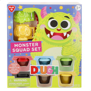 PLAY Juego de plastilina monstruos con moldes y accesorios