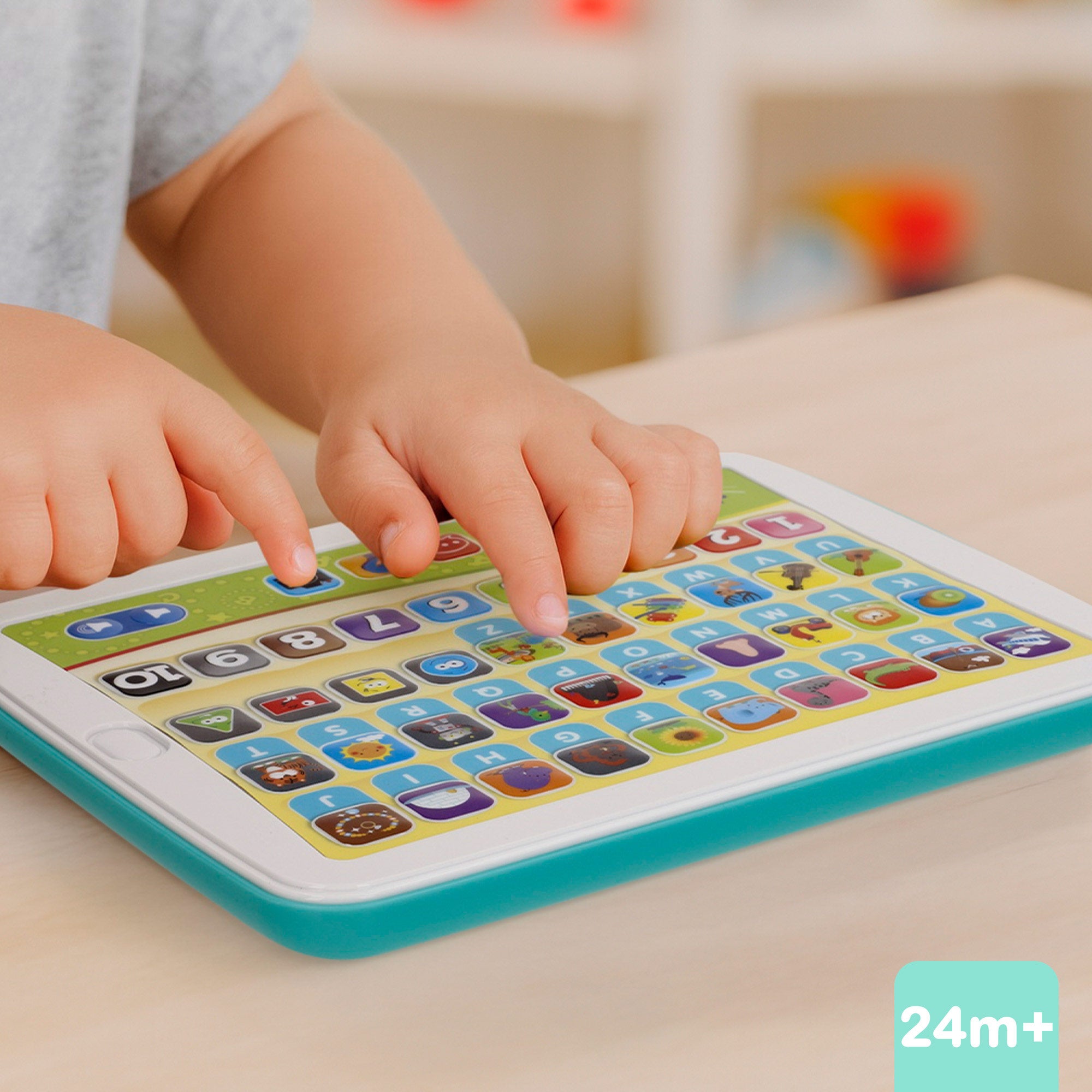 PLAY Tablet educativa español e inglés con letras, números y sonidos