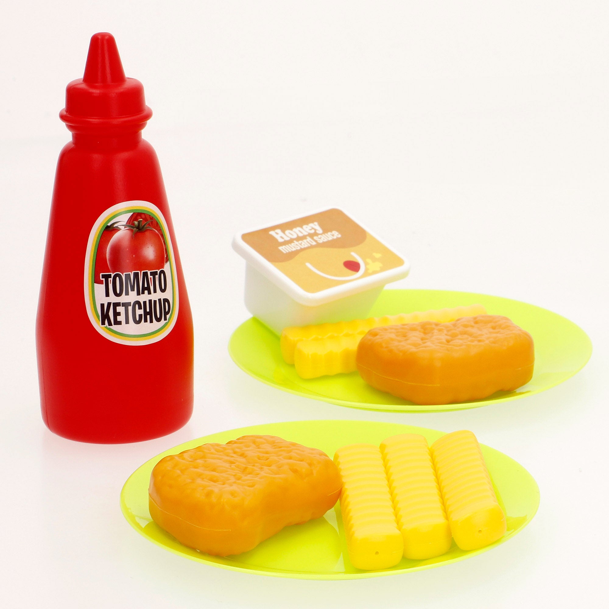 PLAY Freidora aire eléctrica de juguete con 14 piezas luces y sonidos