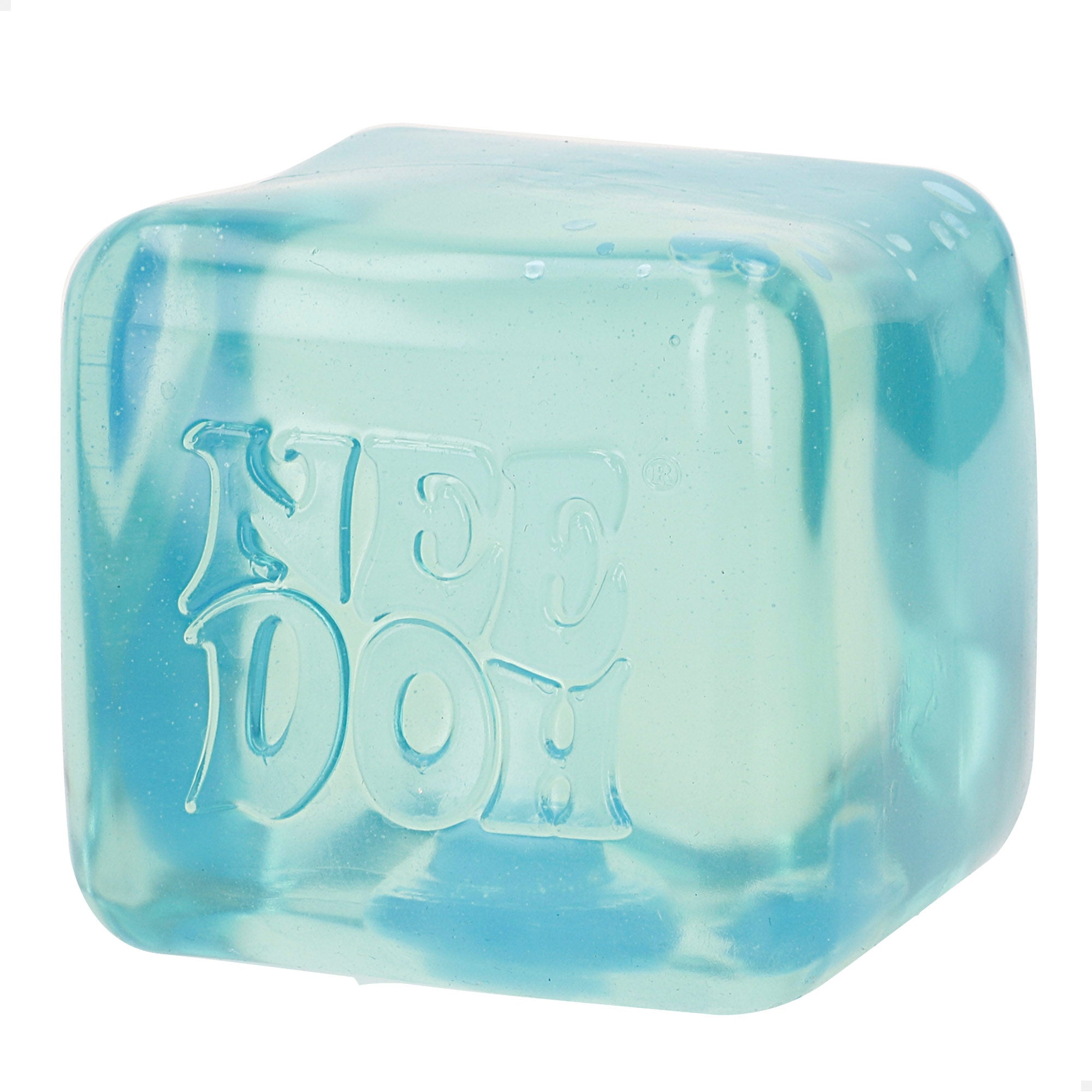 Nee-Doh Cubo antiestrés squishy 8 cm Nice Berg translúcido
