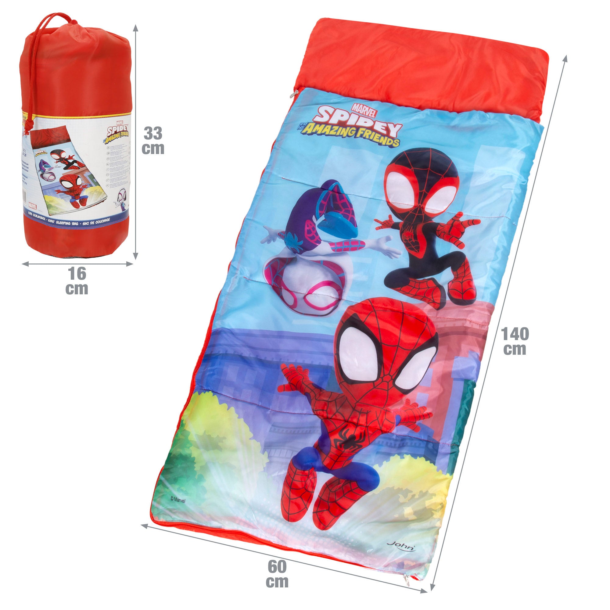 Spidey Saco de dormir niños 140x60 cm