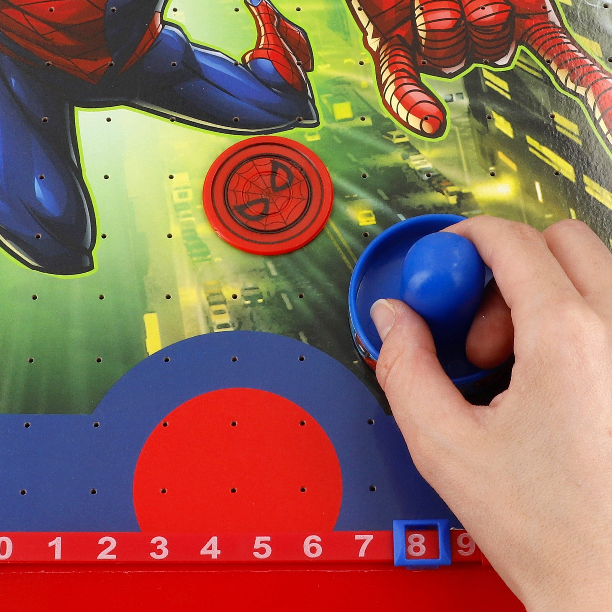 Spiderman Air Hockey de mesa + 4 años