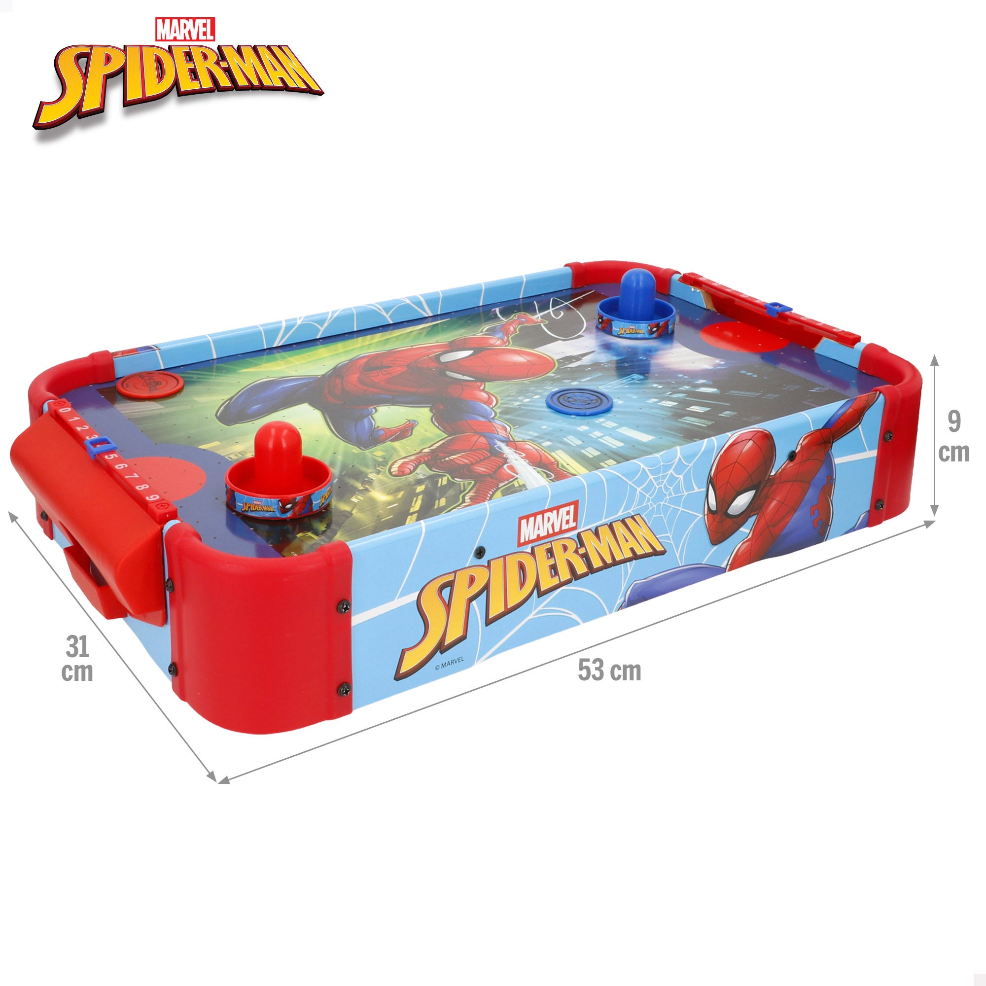 Spiderman Air Hockey de mesa + 4 años