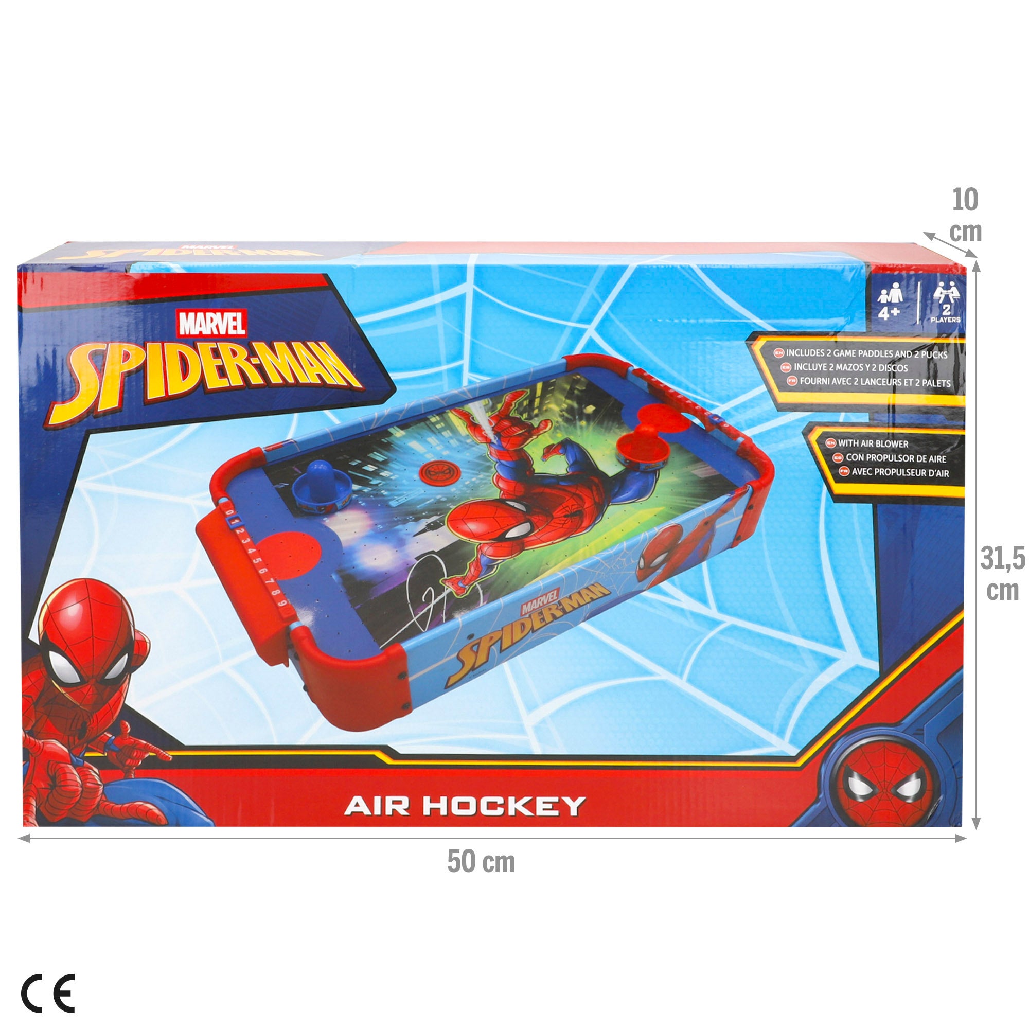 Spiderman Air Hockey de mesa + 4 años
