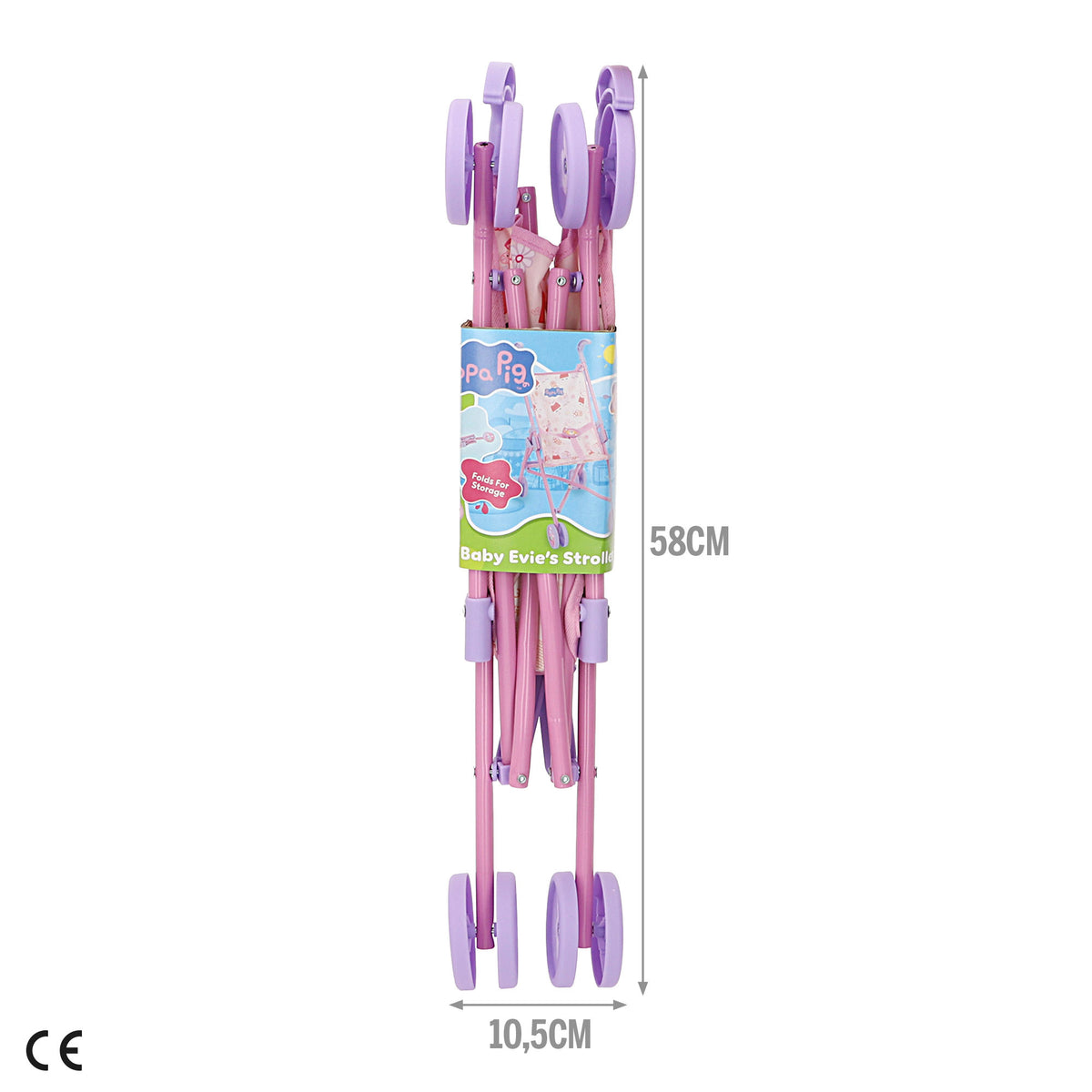 Peppa Pig Silla de paseo muñeca + 24 meses