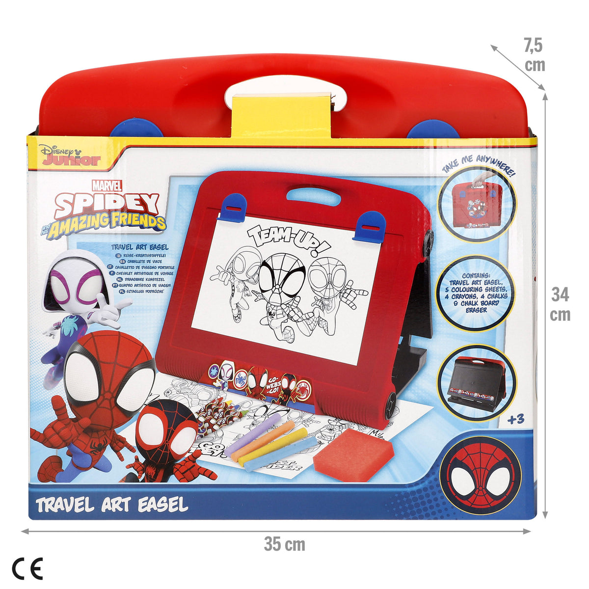 Spidey Pizarra 2 en 1 pequeña + 3 años