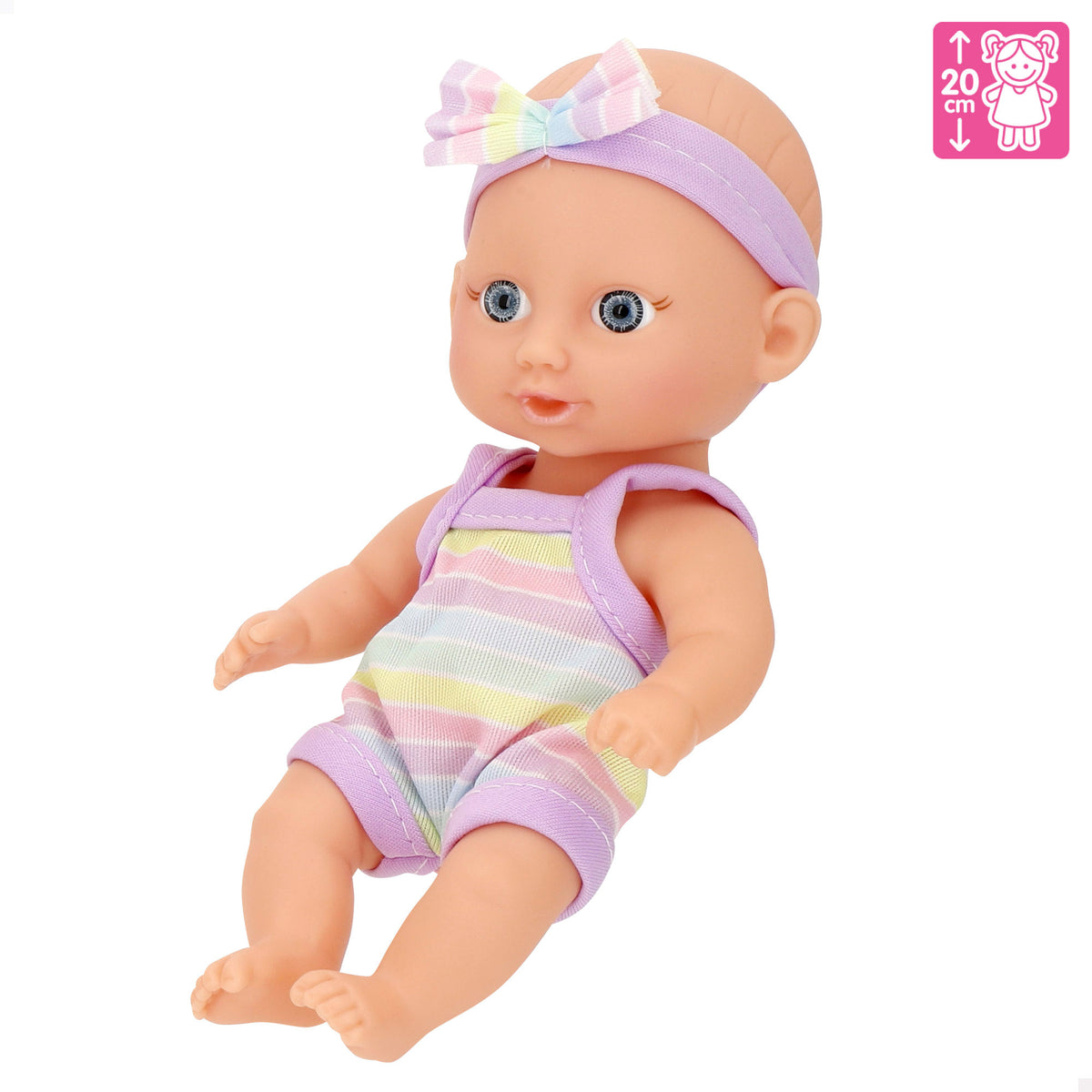 Set 2 bebés 20 cm con hinchables + 18 meses Colorbaby's