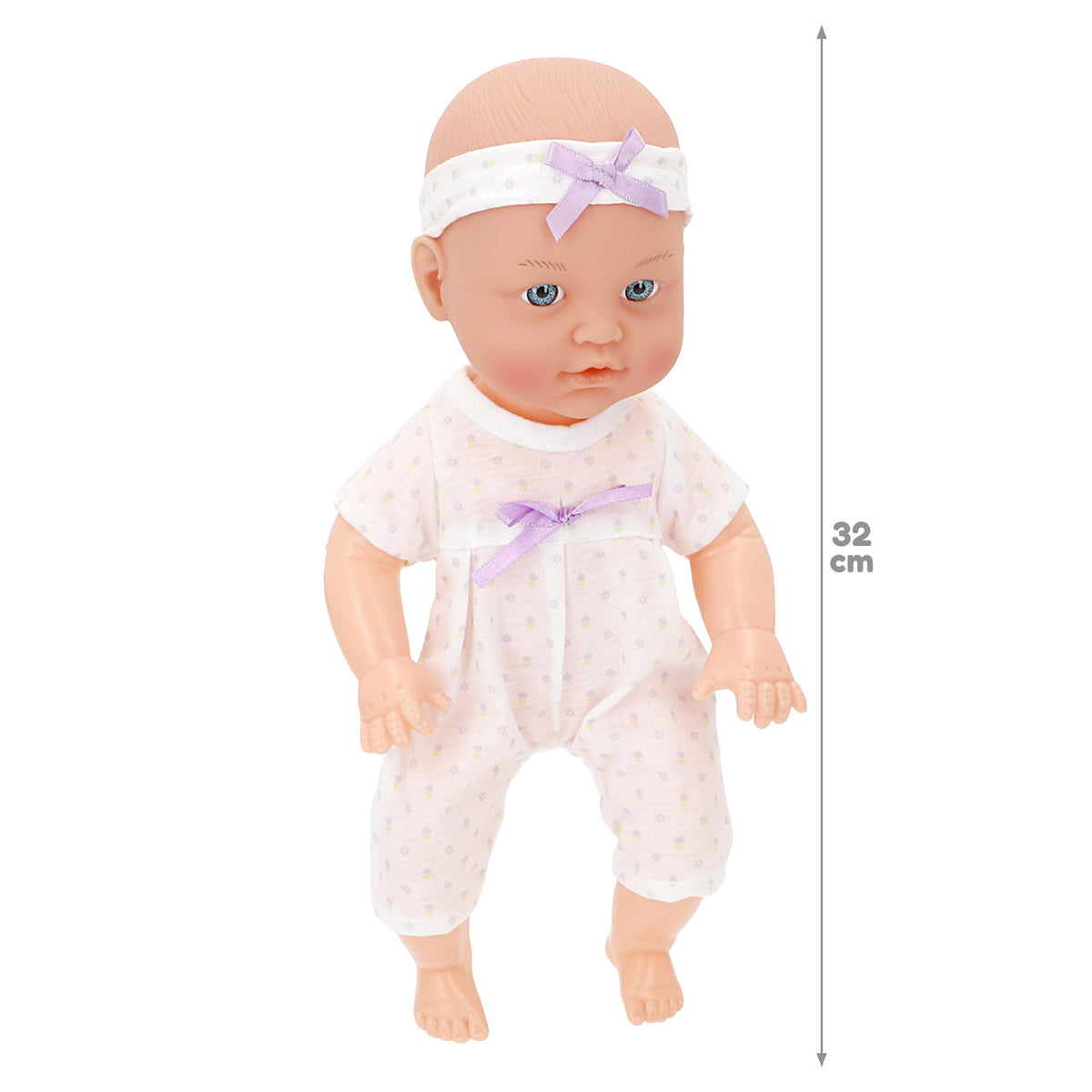Muñeca bebé 32 cm con accesorios + 24 meses Colorbaby's