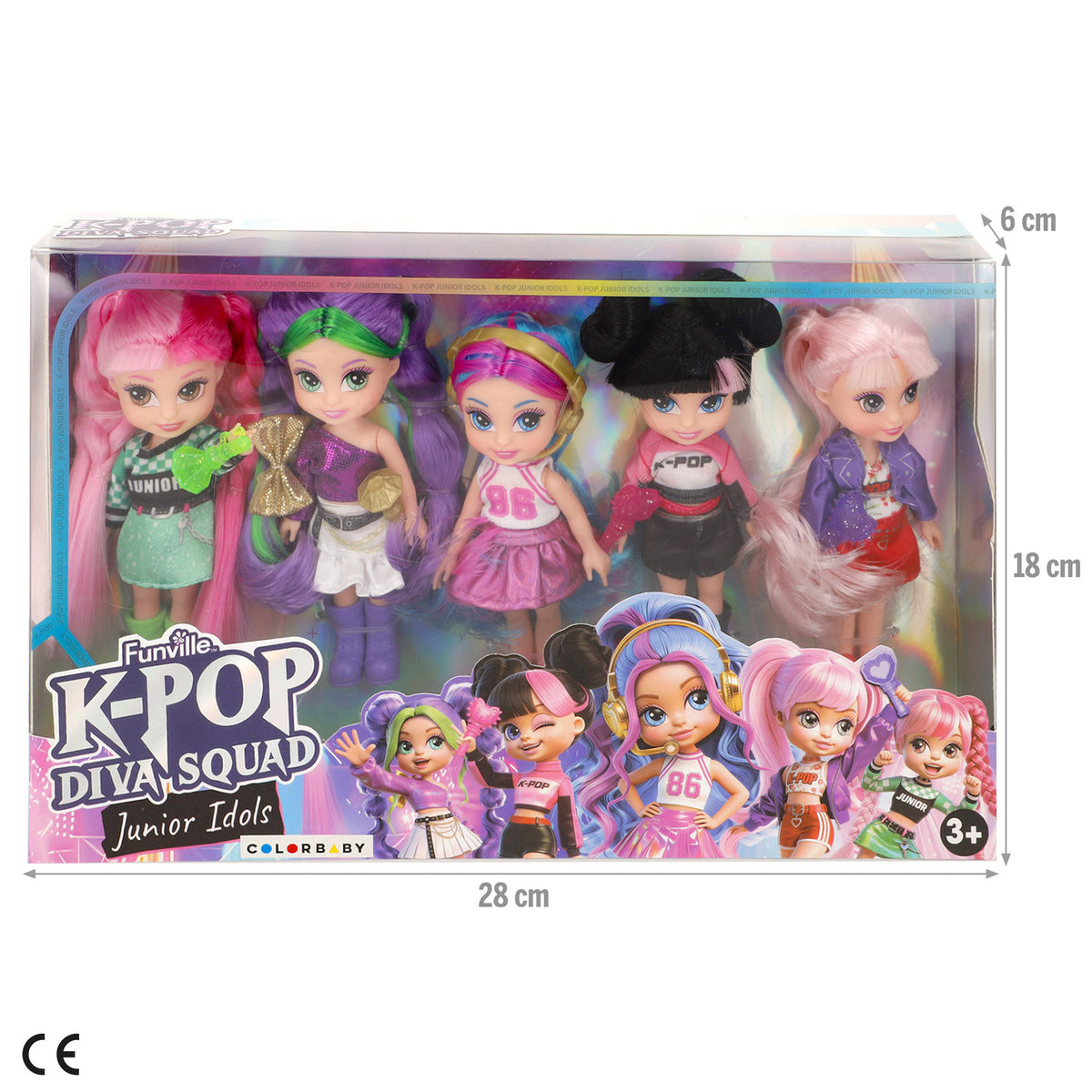 Set 5 muñecas pequeñas 12 cm K-Pop Idol Junior