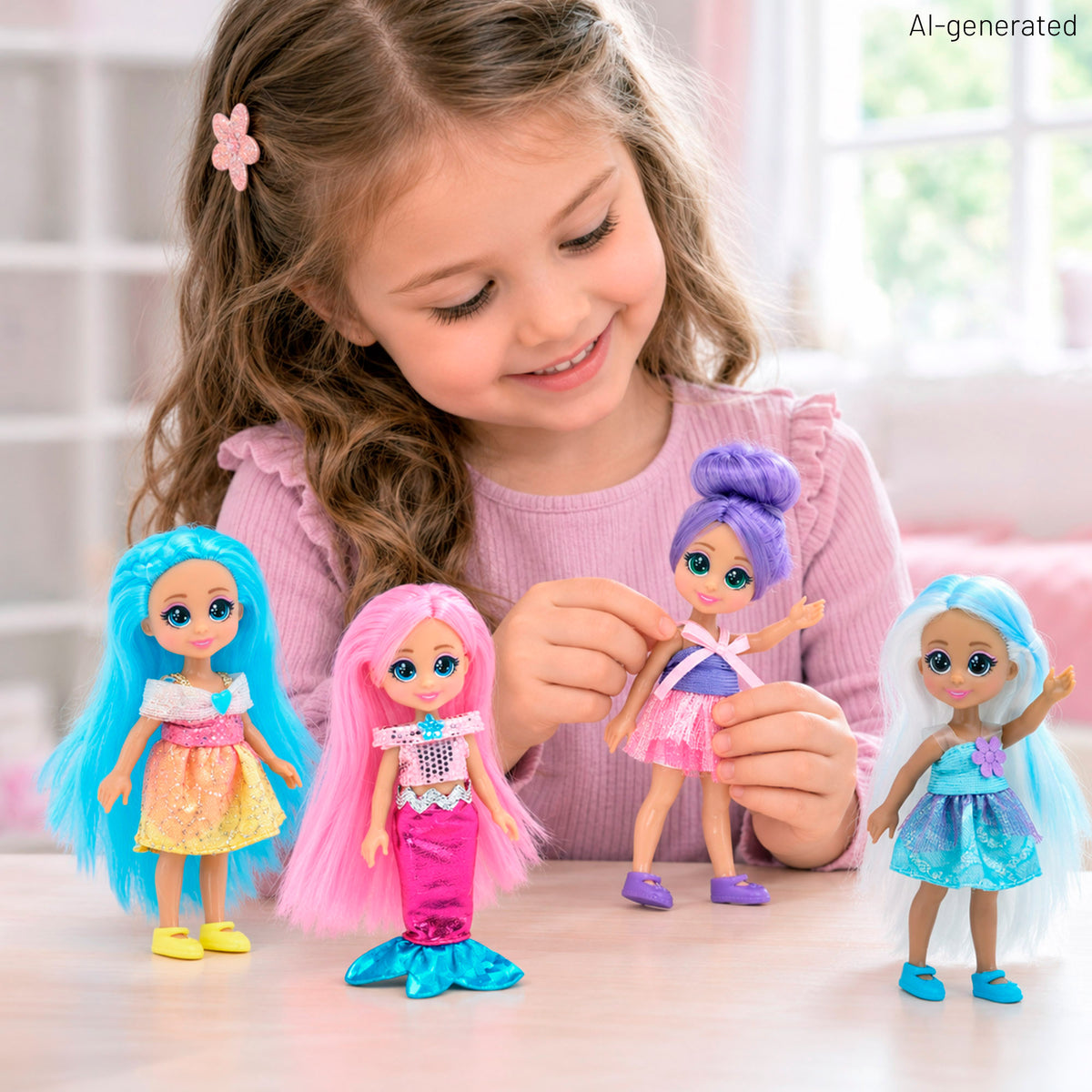 Set 10 muñecas fantasía 12 cm Dreameez