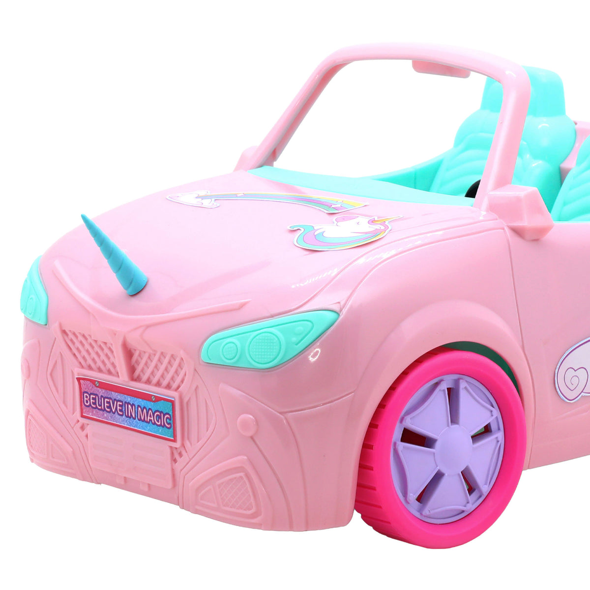 Muñeca princesa unicornio con coche + 3 años Dreameez
