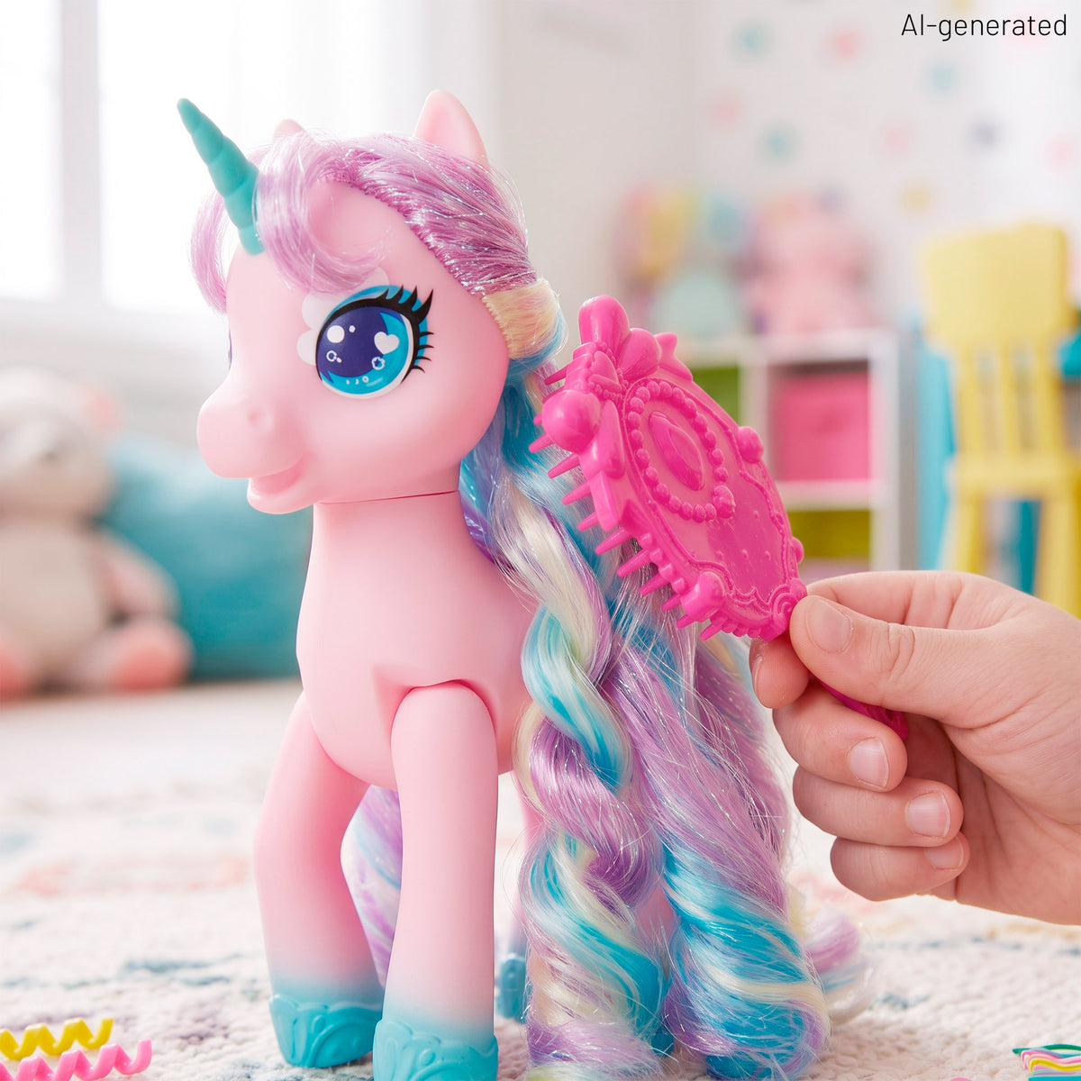 Unicornio fantasía con accesorios + 3 años Dreameez