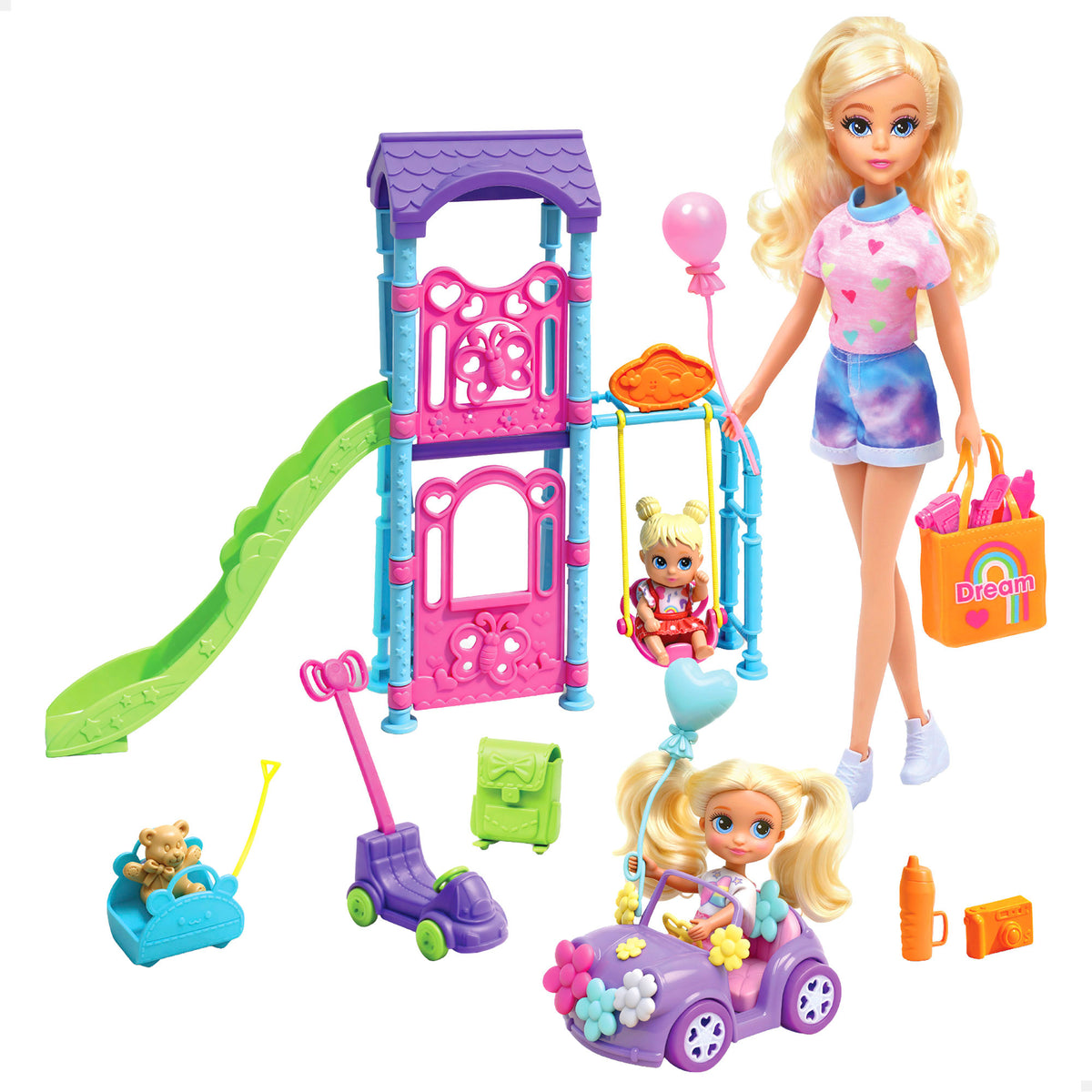 Set muñeca parque infantil + 3 años Dreameez