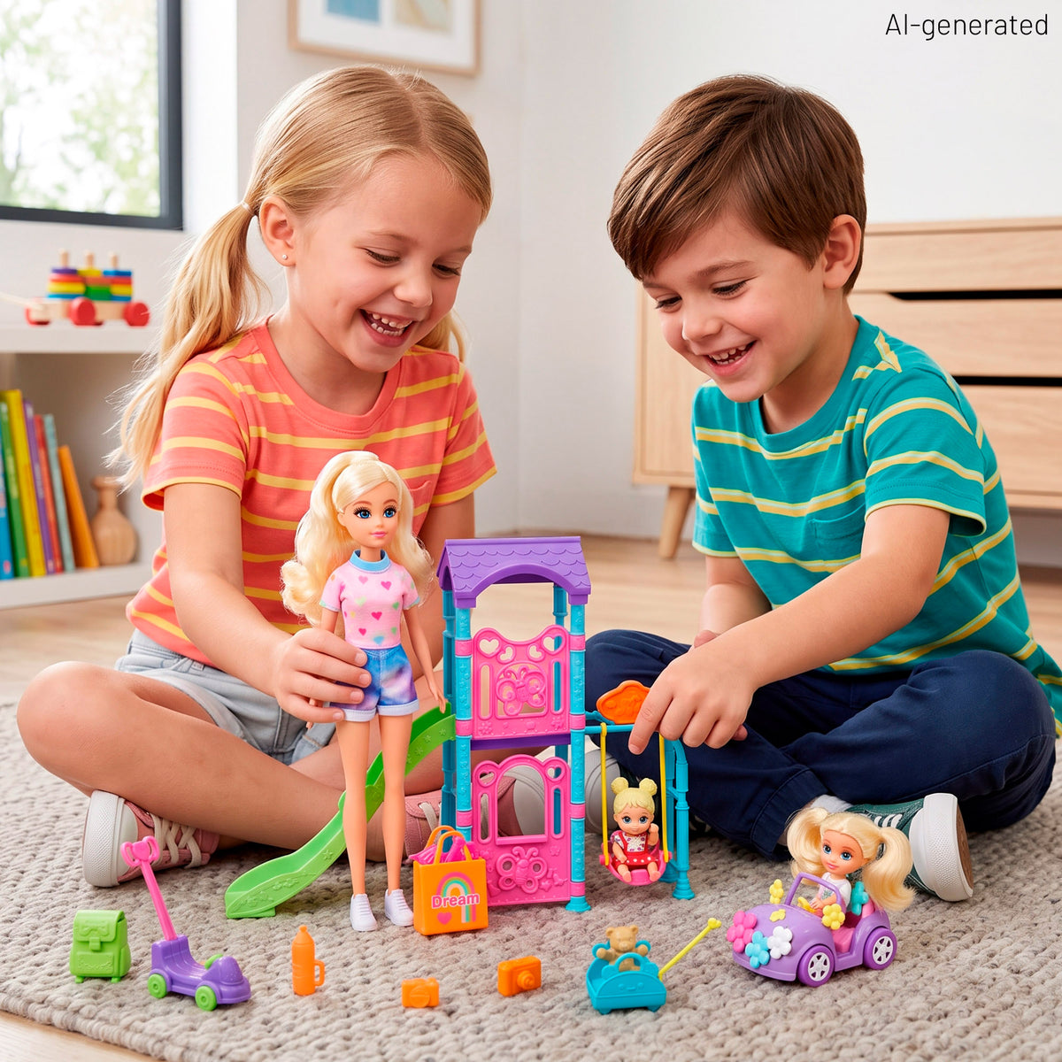 Set muñeca parque infantil + 3 años Dreameez