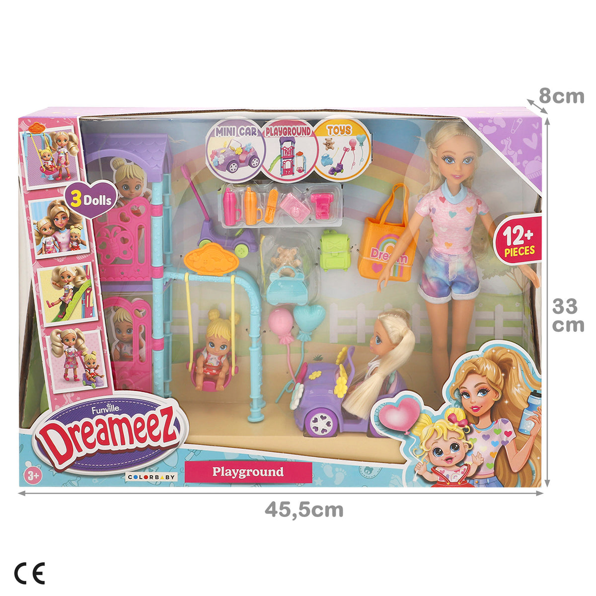 Set muñeca parque infantil + 3 años Dreameez