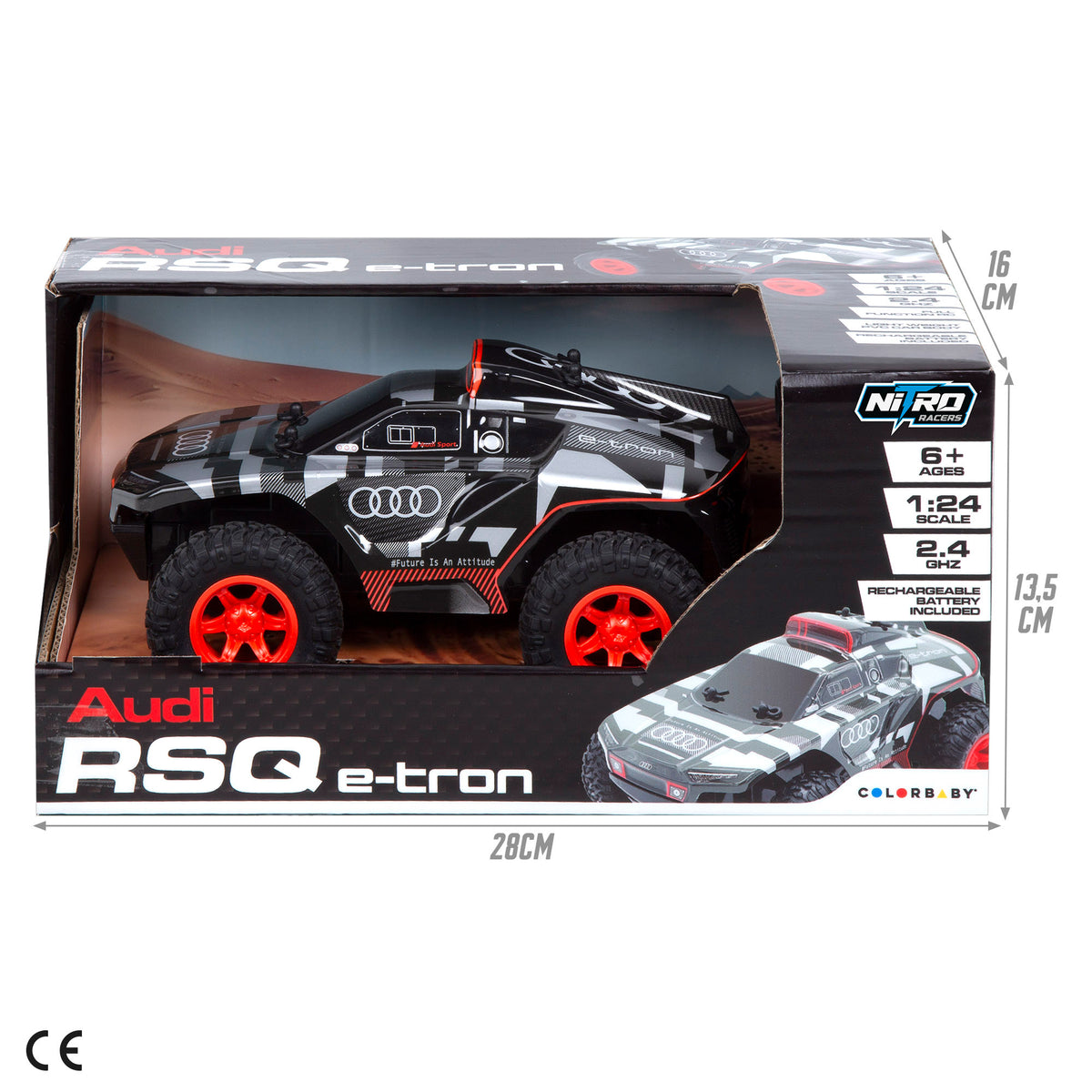 Coche teledirigido con luz 1:24 Audi RSQ e-tron