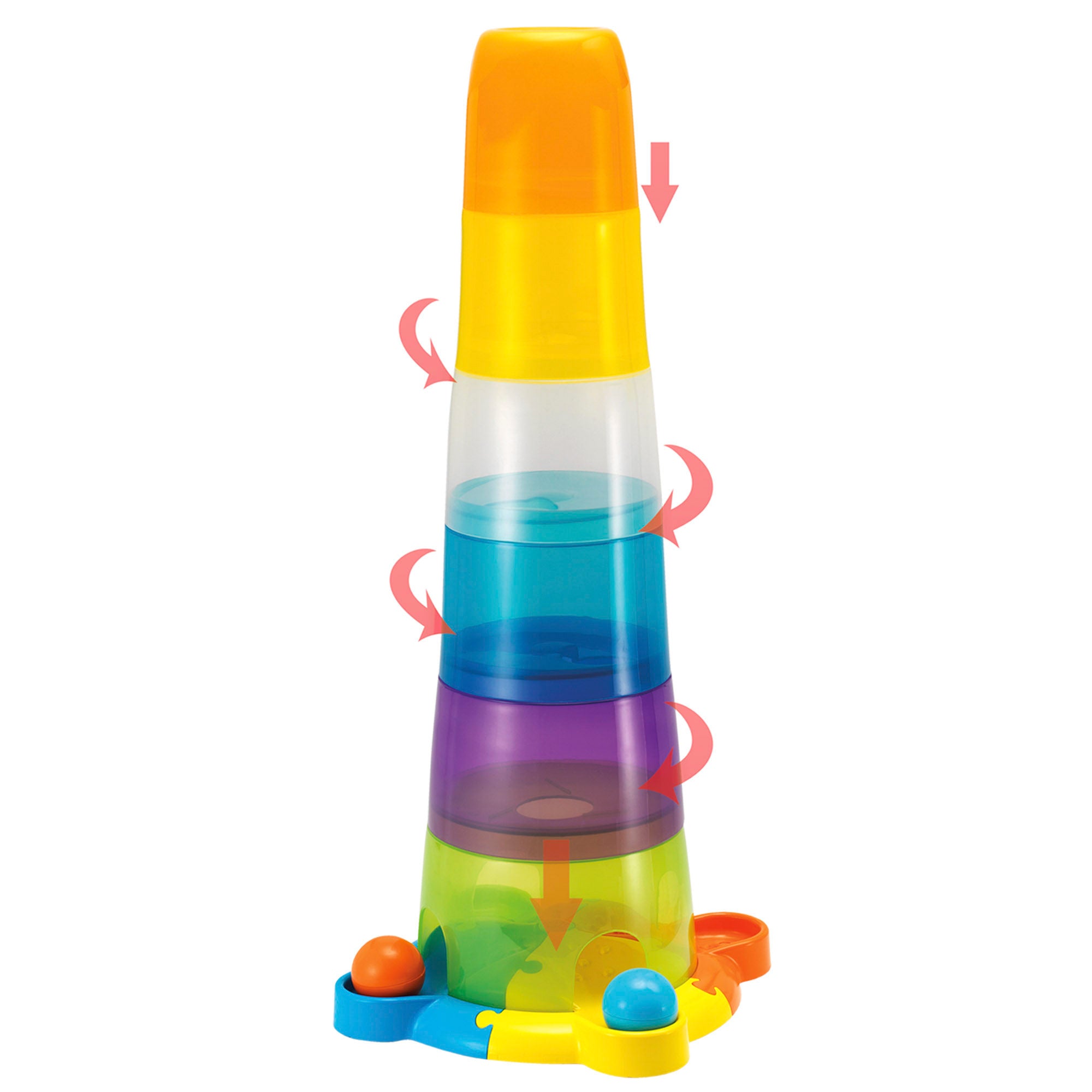 Winfun Torre apilable con juego de bolas