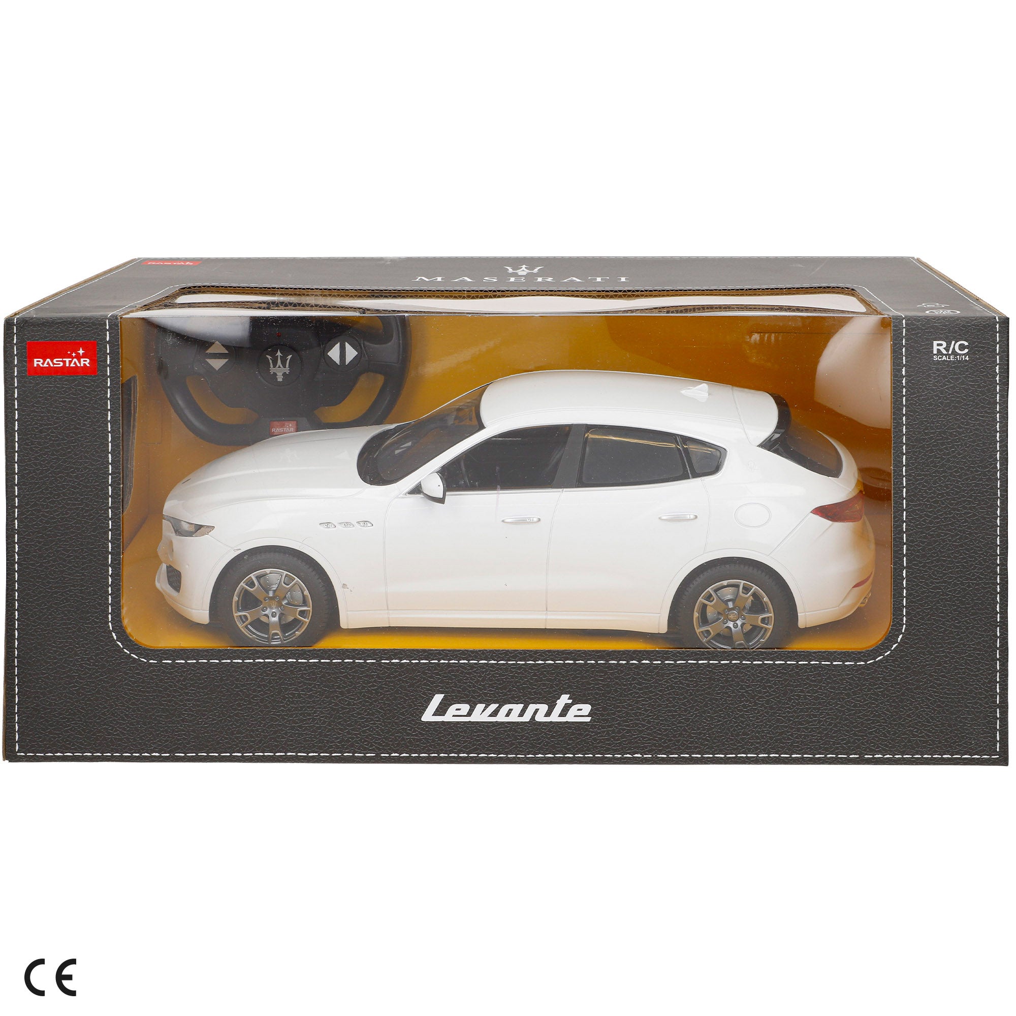 RASTAR Coche teledirigido Maserati Levante blanco 1:14