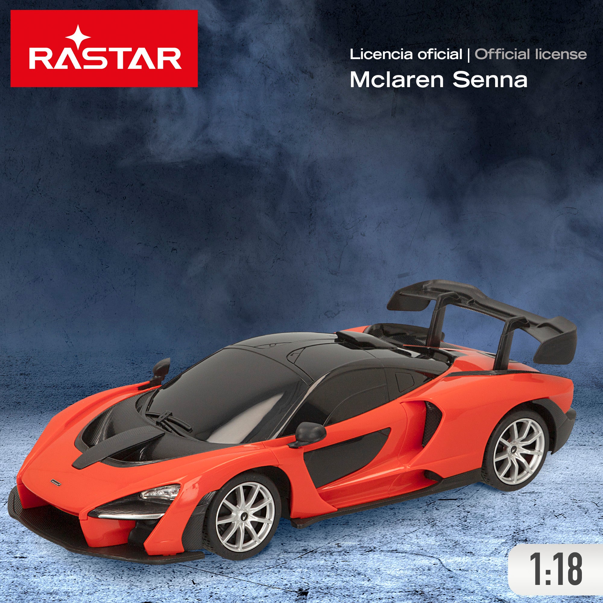 RASTAR Coche teledirigido McLaren Senna 1:18