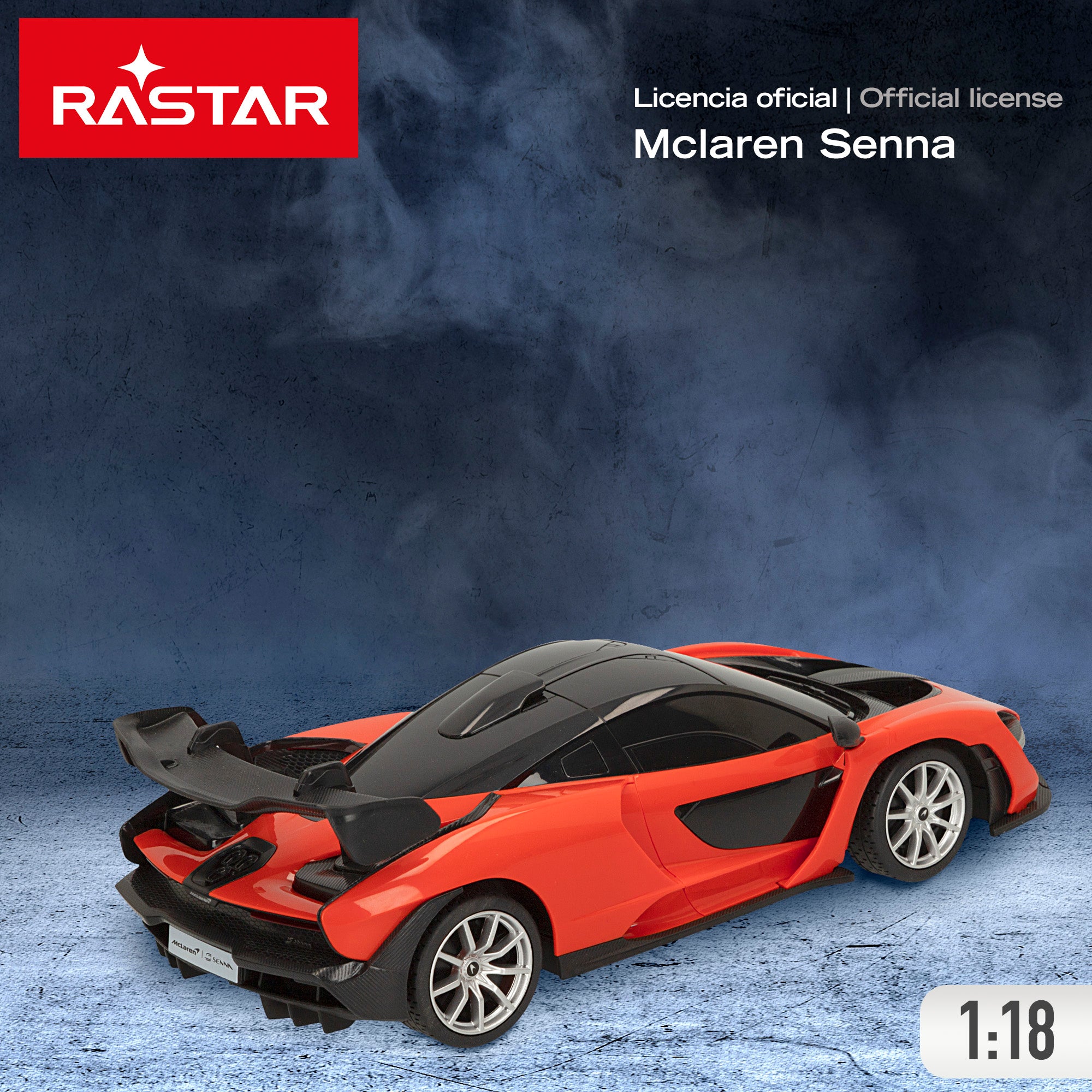 RASTAR Coche teledirigido McLaren Senna 1:18