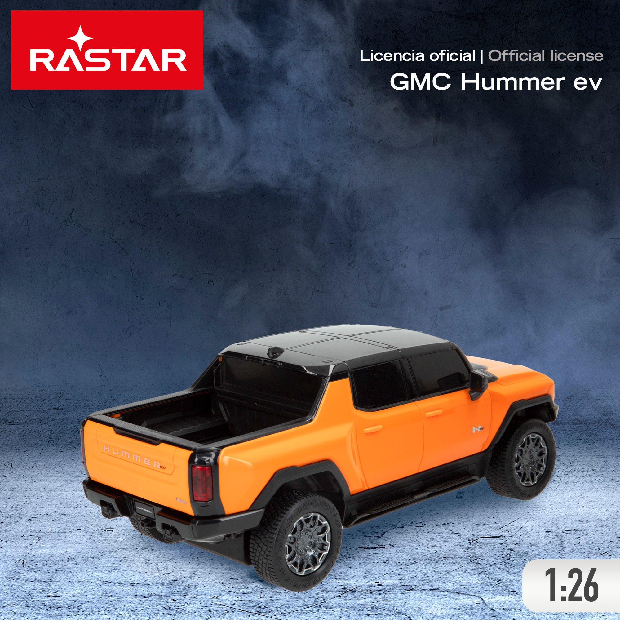 RASTAR Coche teledirigido Hummer EV 1:26
