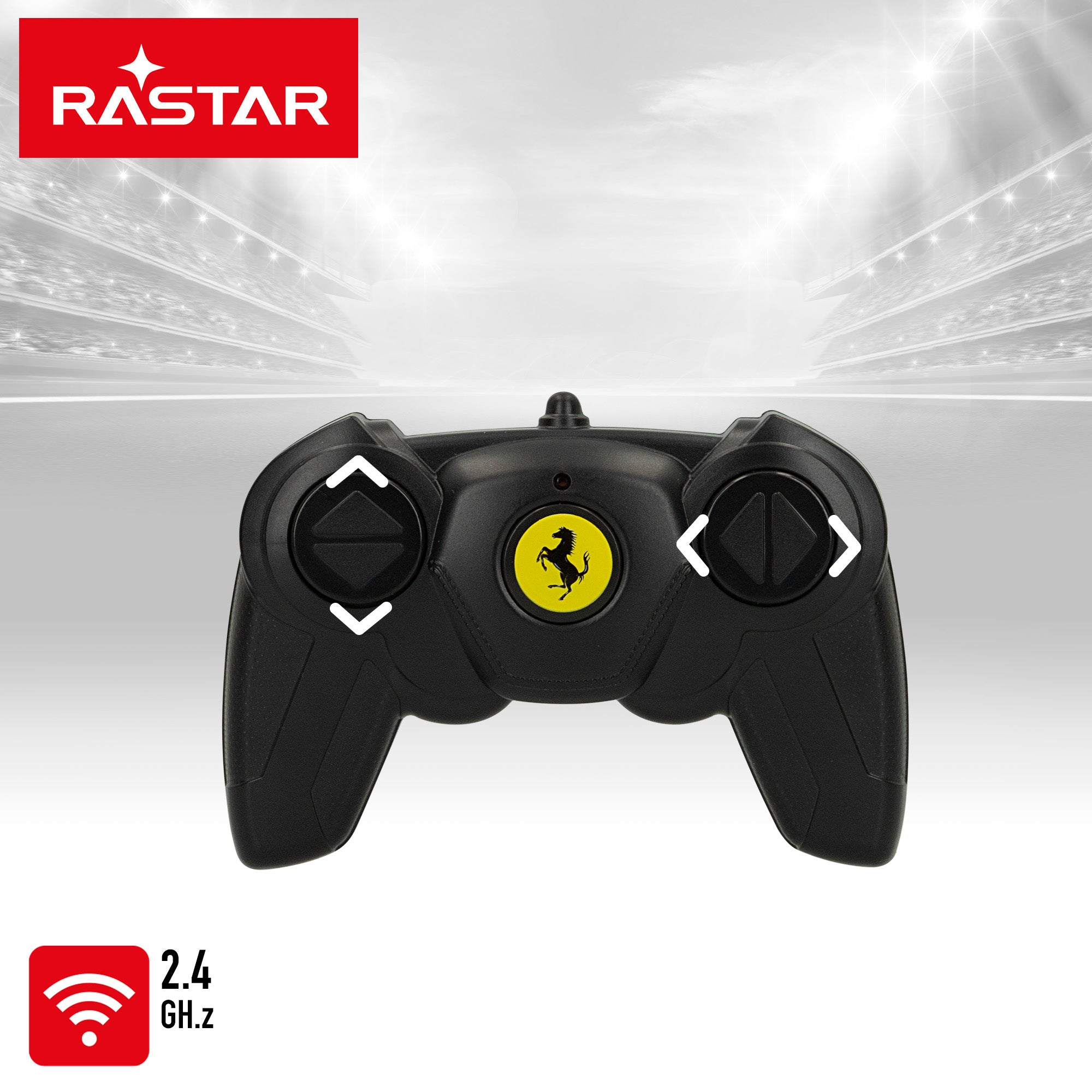 RASTAR Coche teledirigido Ferrari 296 GTS 1:16 con luz