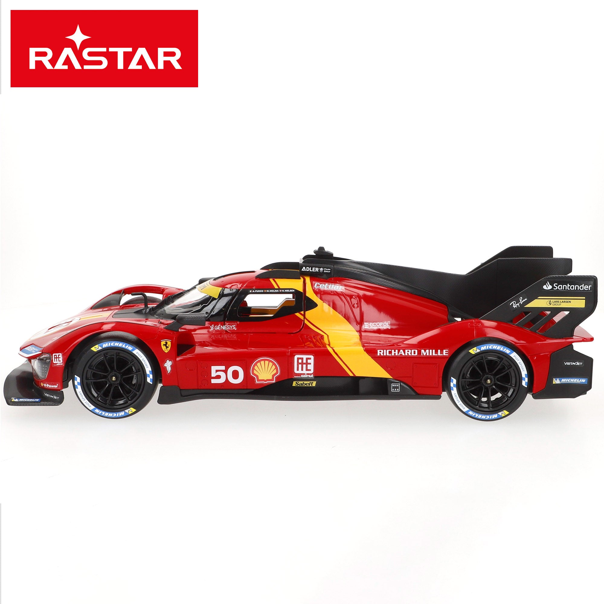 RASTAR Coche teledirigido Ferrari 499P Le Mans 1:14