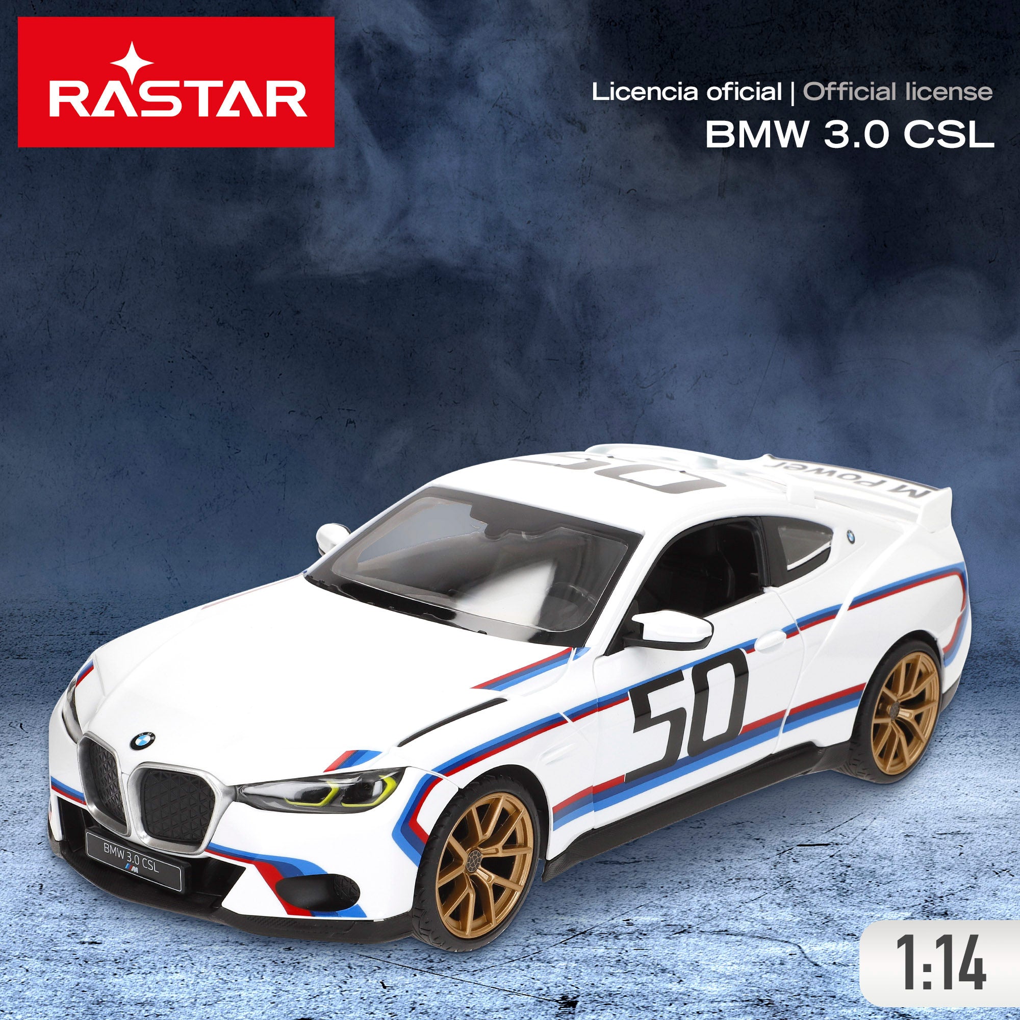 RASTAR Coche teledirigido BMW 3.0 CSL 1:14