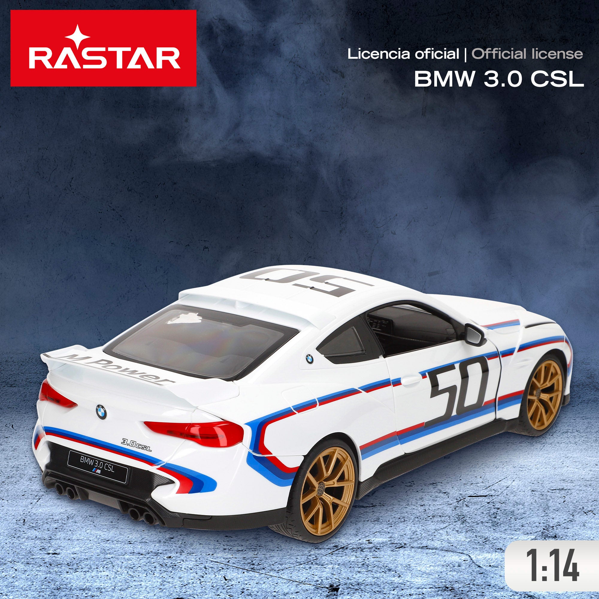 RASTAR Coche teledirigido BMW 3.0 CSL 1:14