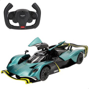 RASTAR Coche teledirigido Aston Martin Valkyrie AMR Pro con luces 1:14