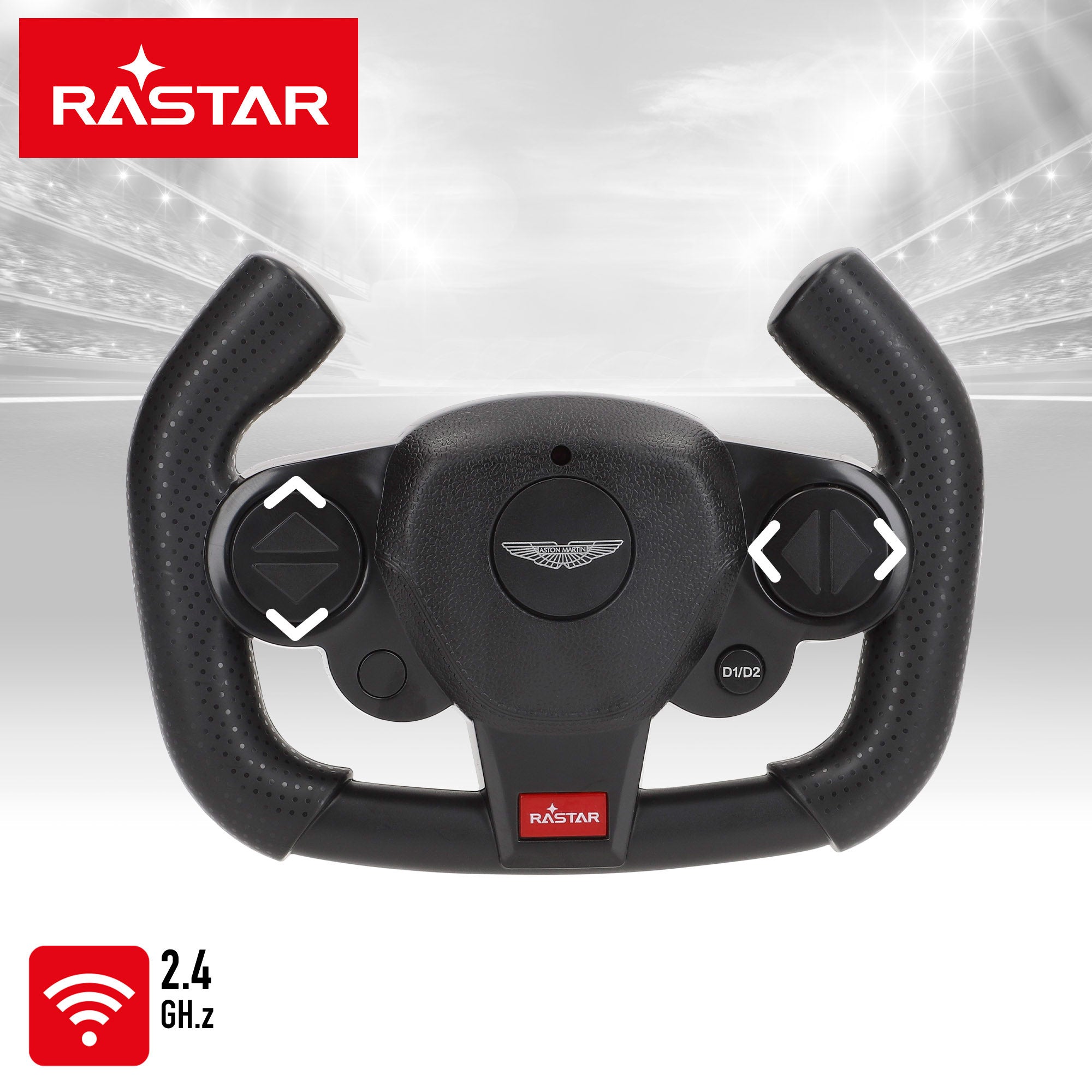 RASTAR Coche teledirigido Aston Martin Valkyrie AMR Pro con luces 1:14