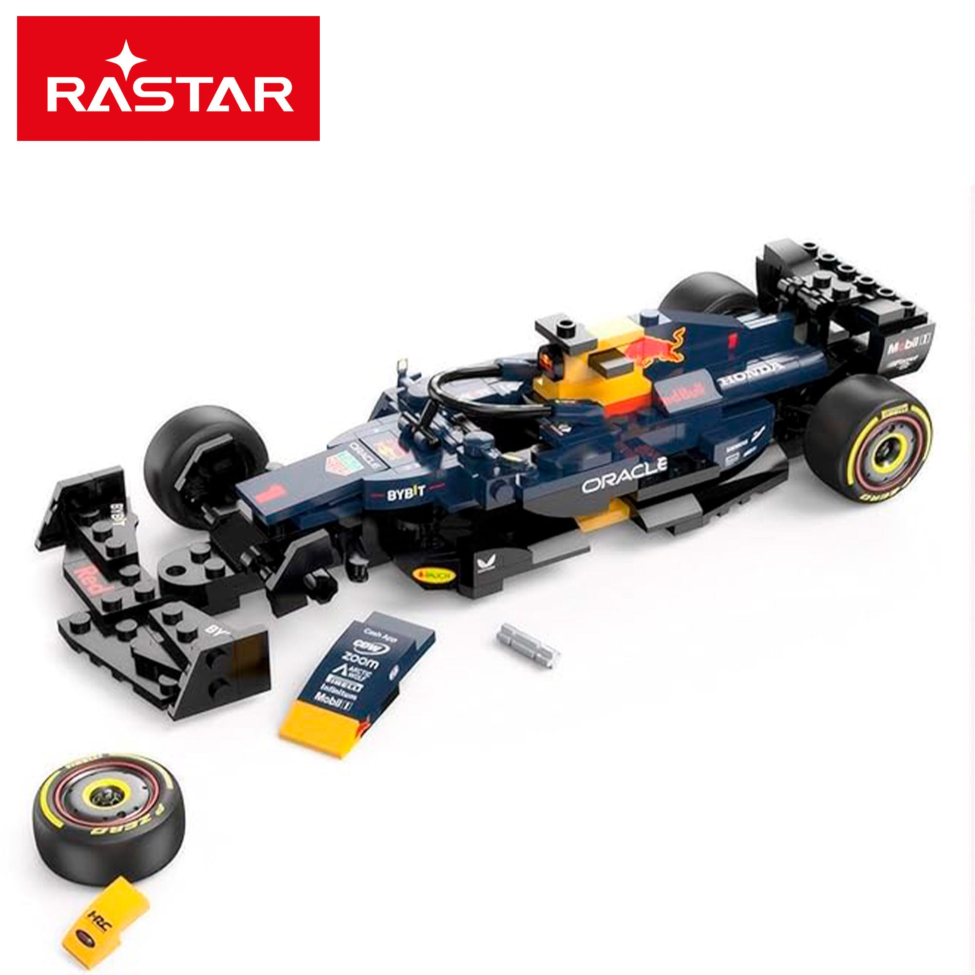 RASTAR Maqueta coche para montar F1 2023 Red Bull RB19 Verstappen 1:24