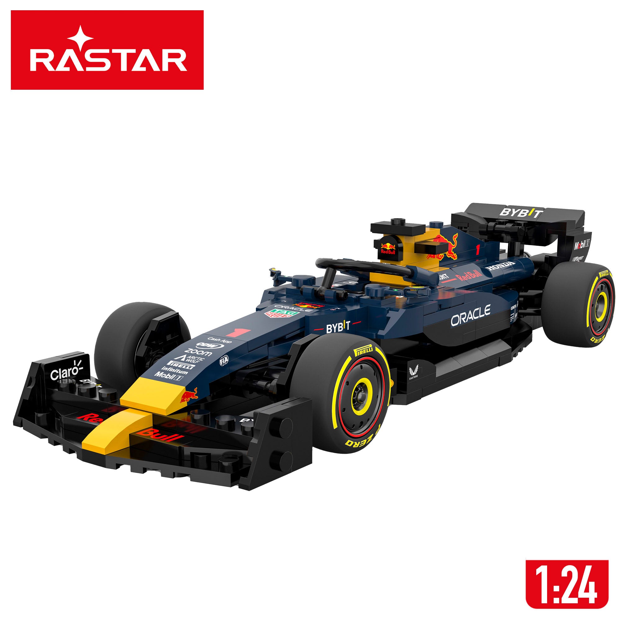 RASTAR Maqueta coche para montar F1 2023 Red Bull RB19 Verstappen 1:24
