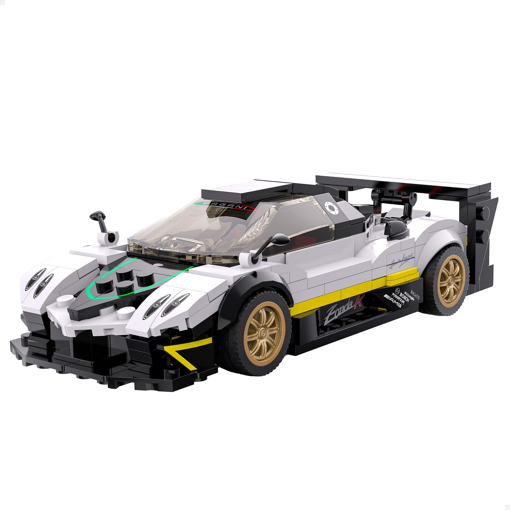 RASTAR Maqueta de coche para montar Pagani Zonda R 387 piezas 1:28