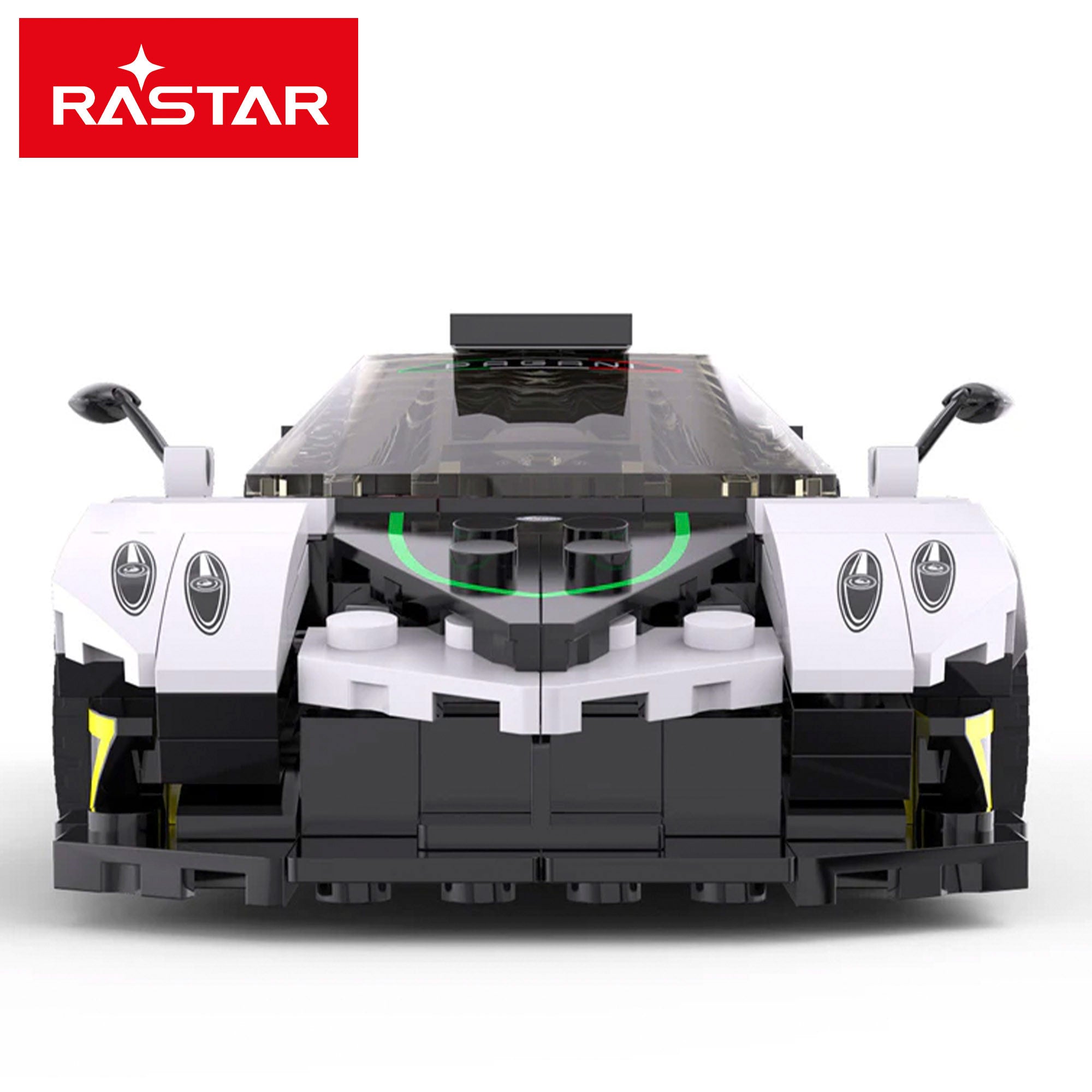 RASTAR Maqueta de coche para montar Pagani Zonda R 387 piezas 1:28