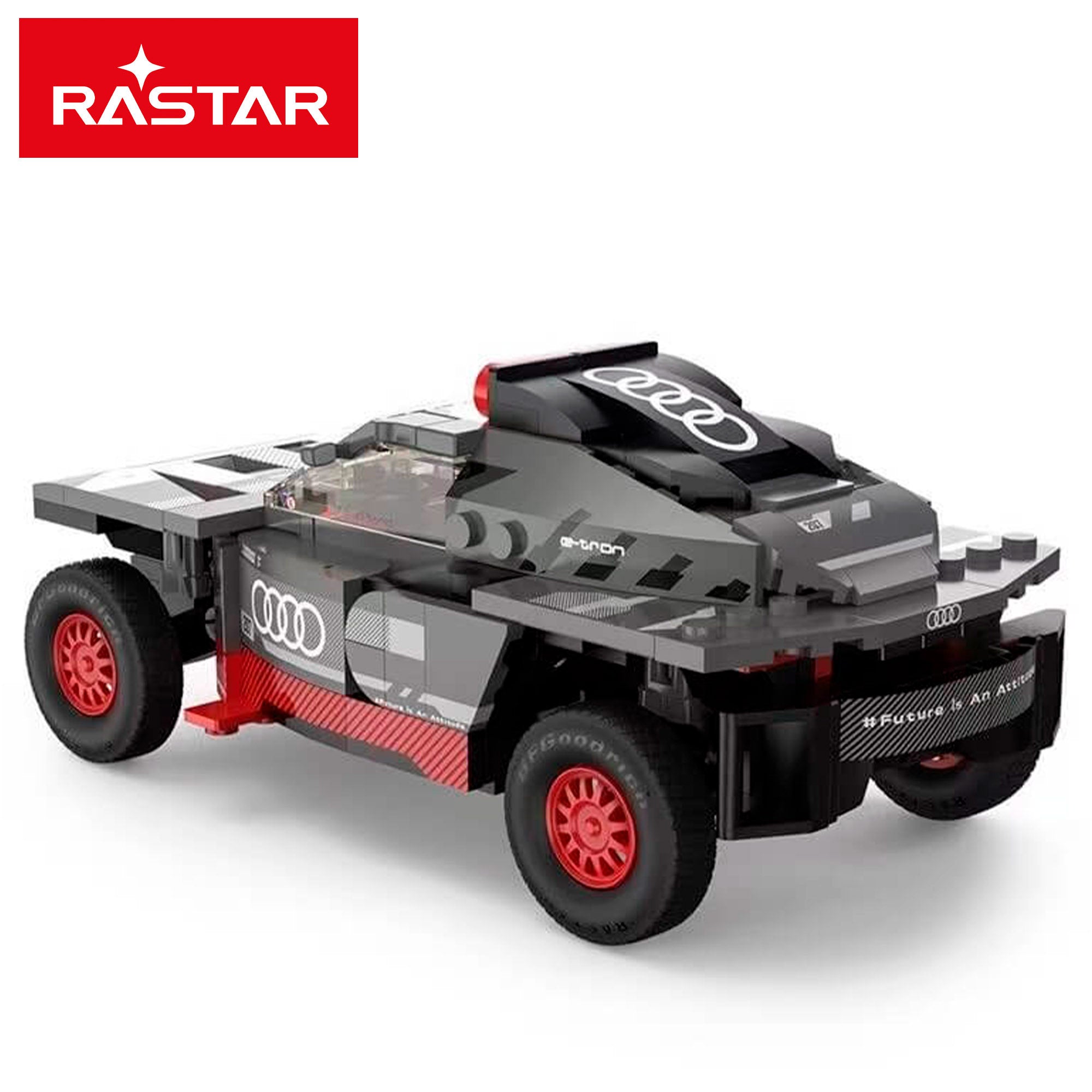 RASTAR Maqueta coche para montar Dakar '24 Audi RS Q e-tron (Sainz) 1:30